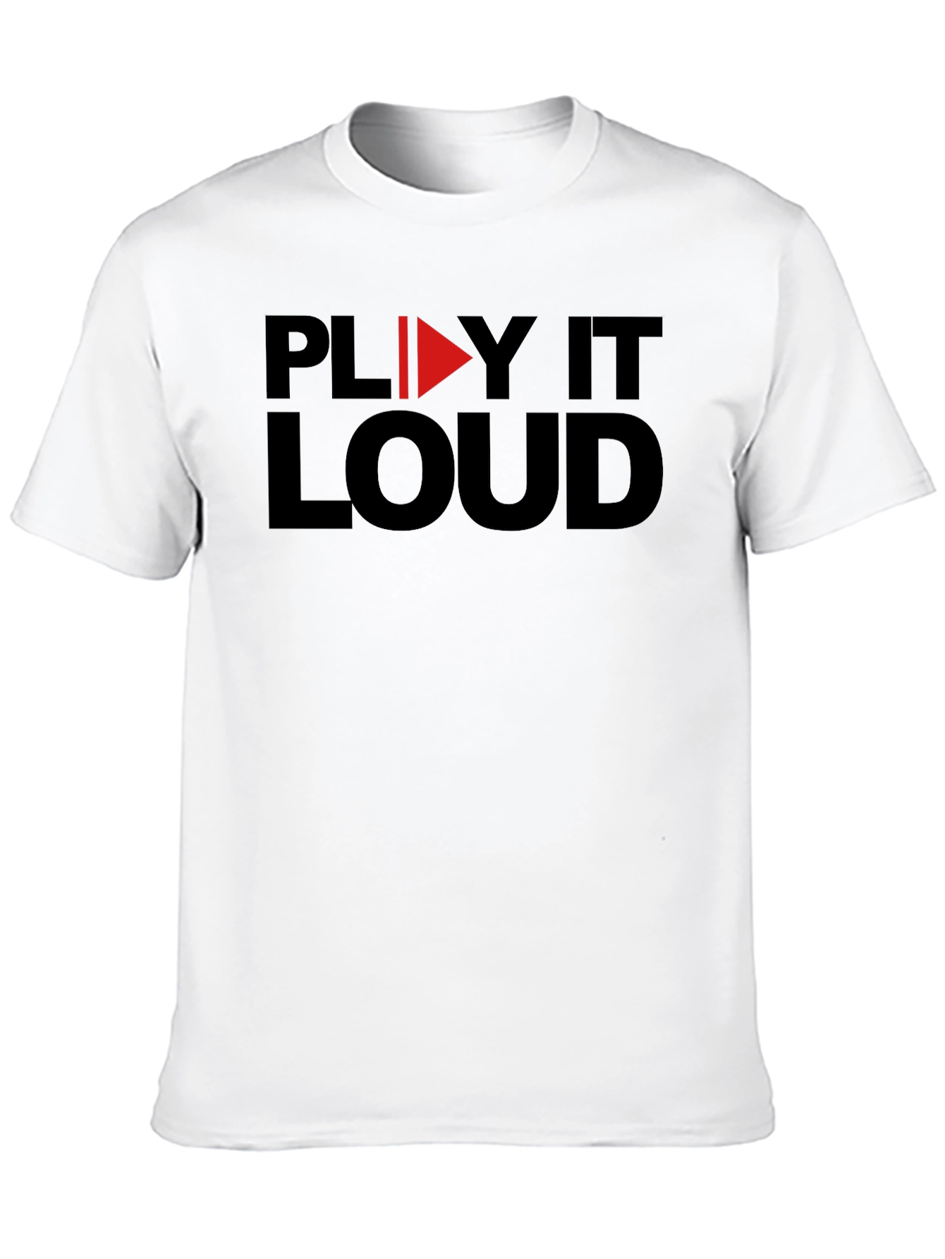 Play It Loud Graphic T-Shirt - Bold Statement Tee