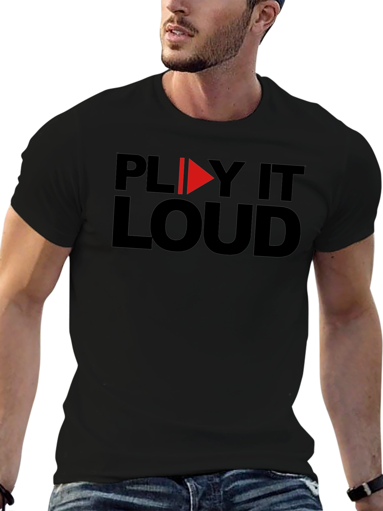 Play It Loud Graphic T-Shirt - Bold Statement Tee