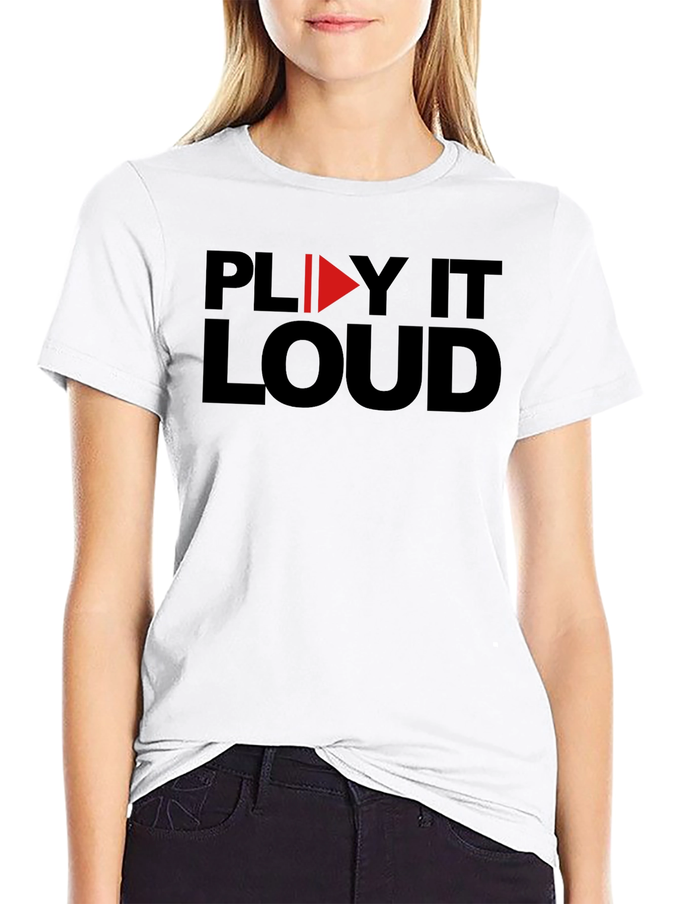 Play It Loud Graphic T-Shirt - Bold Statement Tee