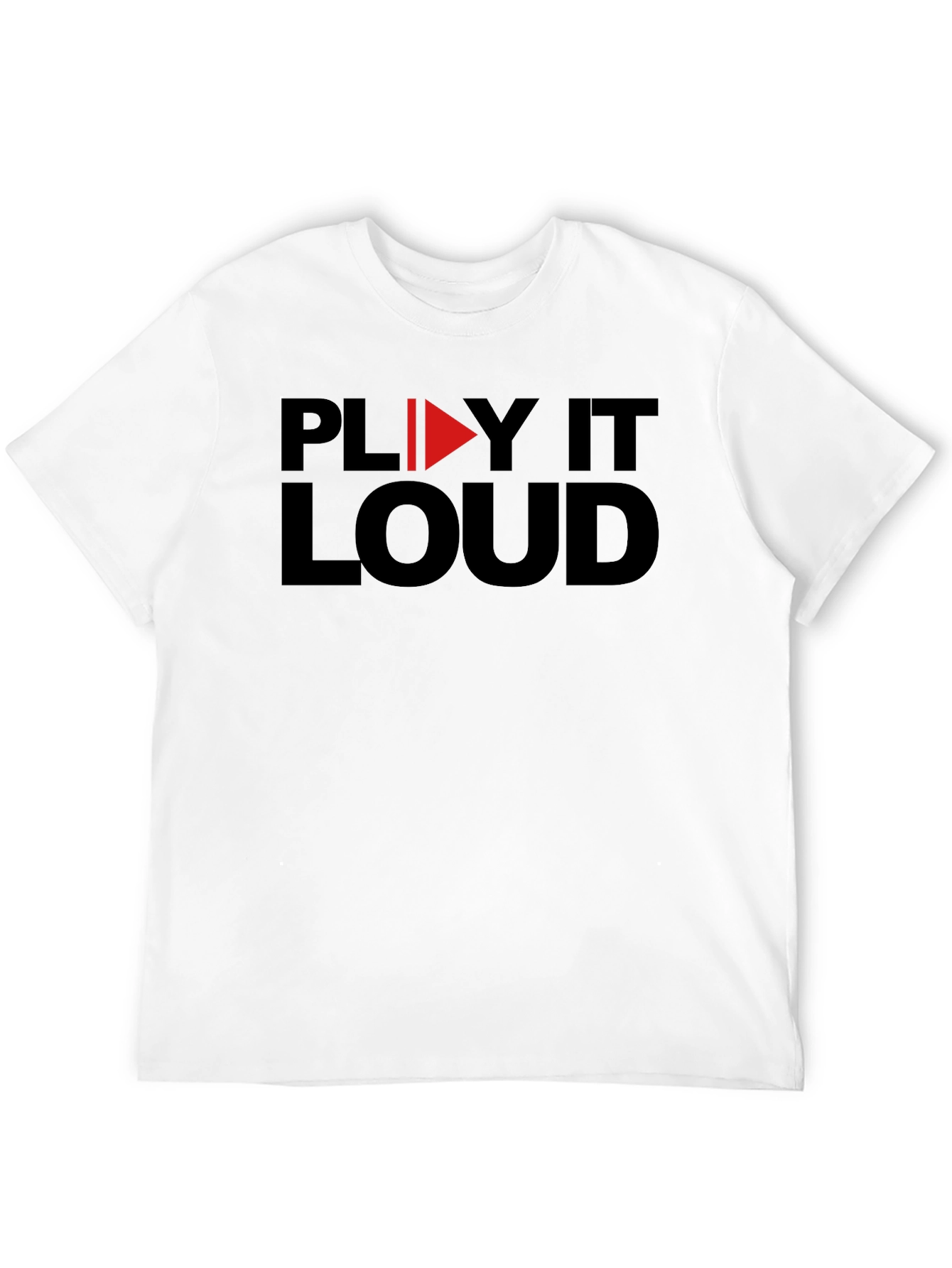 Play It Loud Graphic T-Shirt - Bold Statement Tee