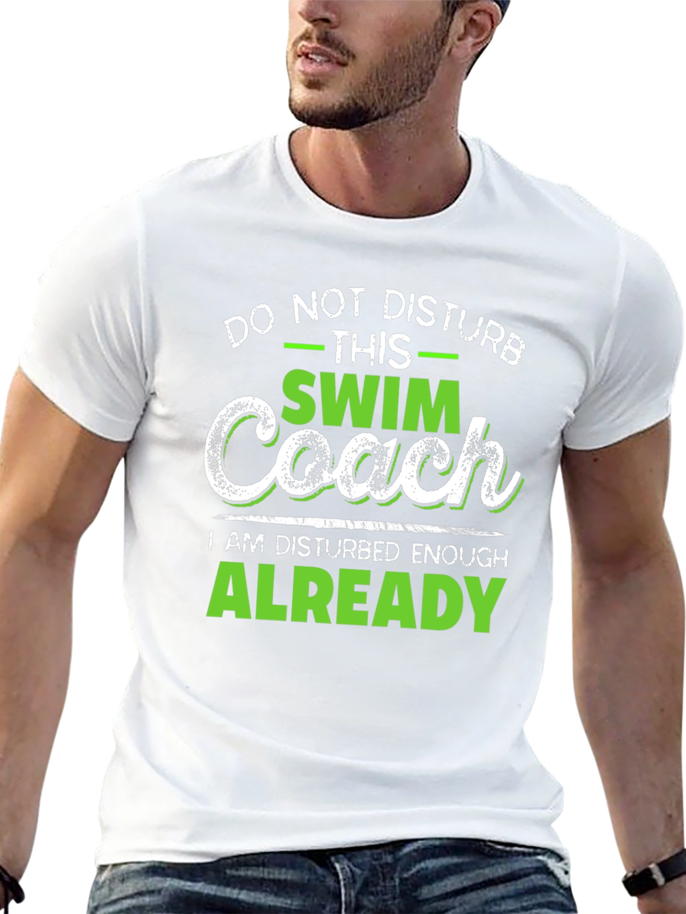 Swim Coach T-Shirt - Do Not Disturb