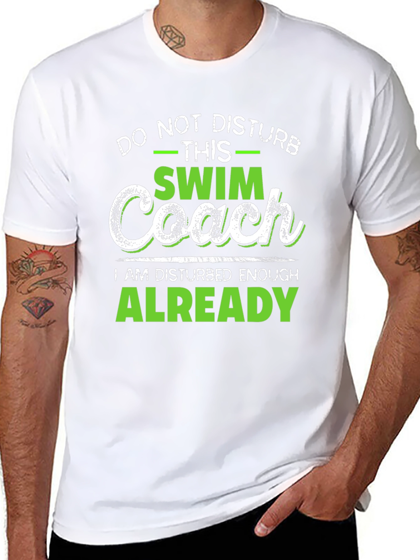 Swim Coach T-Shirt - Do Not Disturb