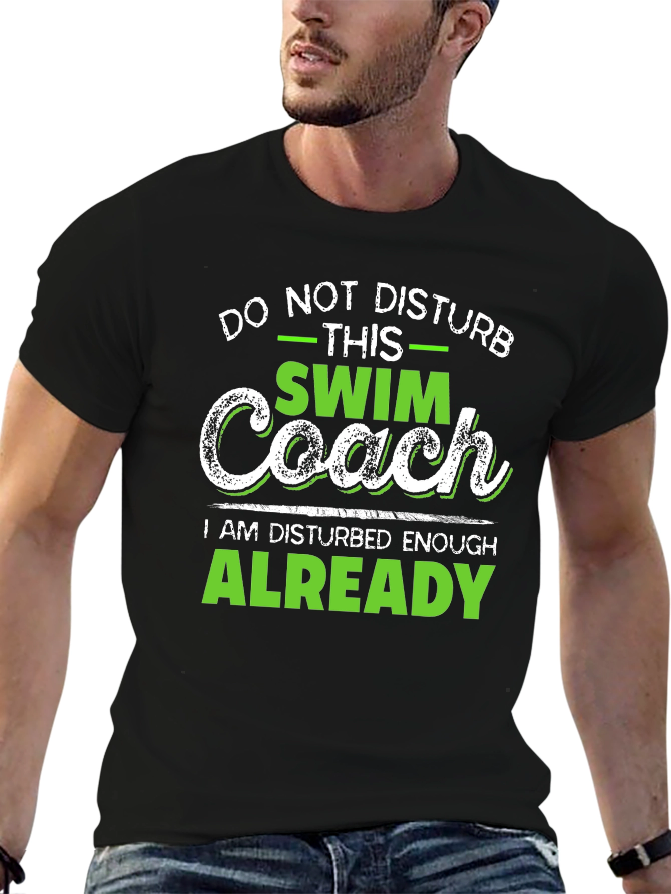 Swim Coach T-Shirt - Do Not Disturb