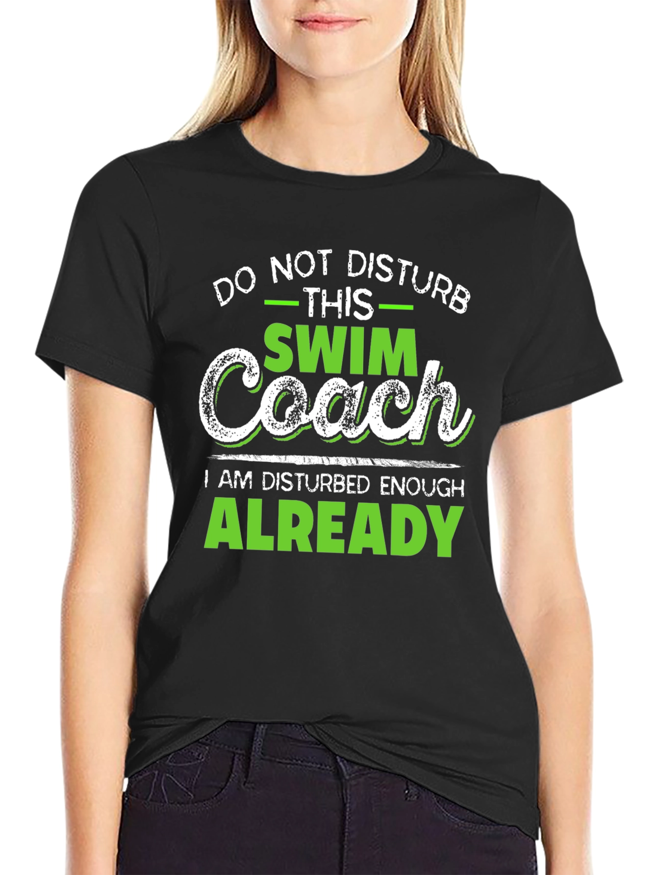 Swim Coach T-Shirt - Do Not Disturb