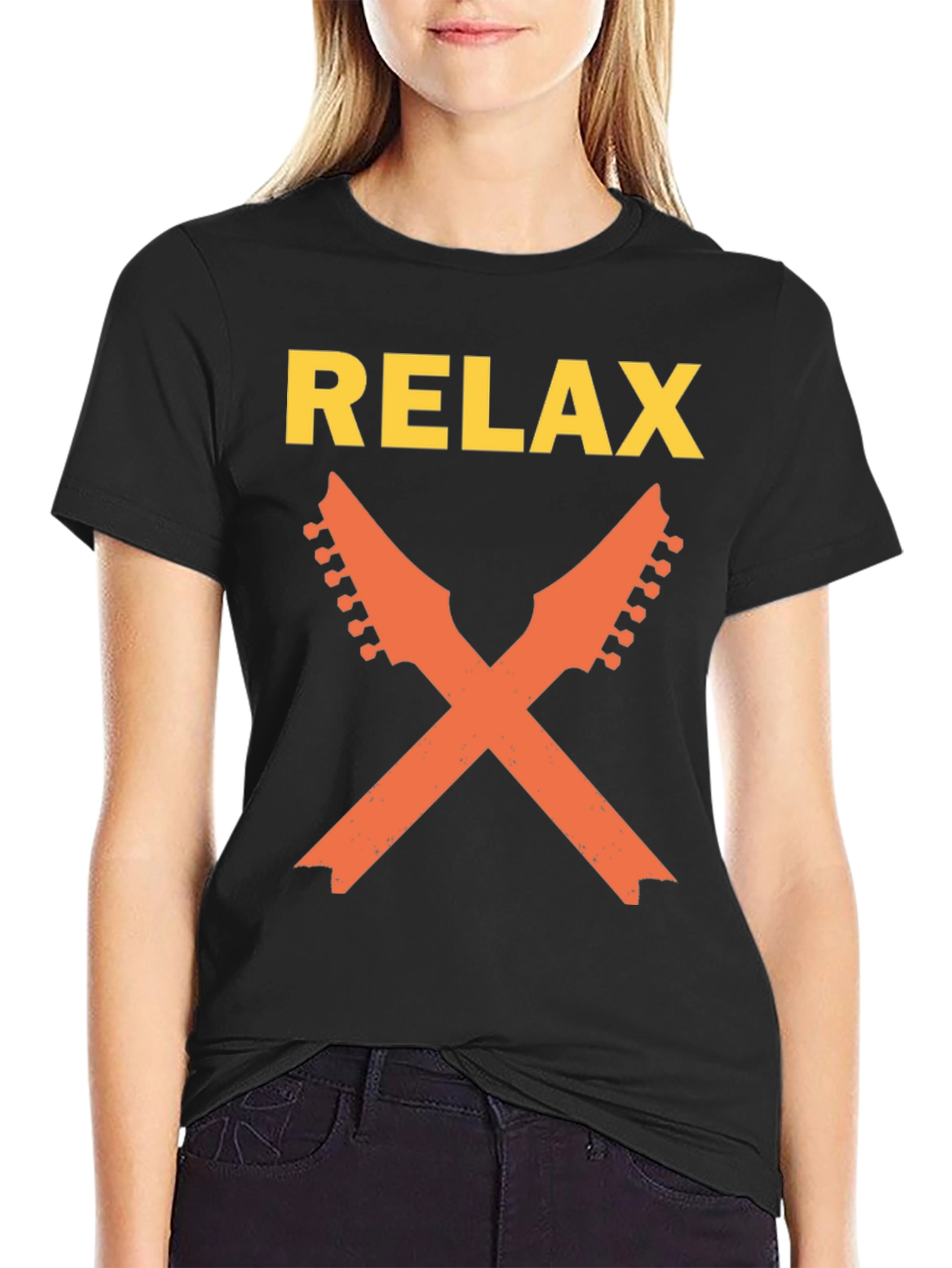Relax Guitar T-Shirt - Cool Music Tee