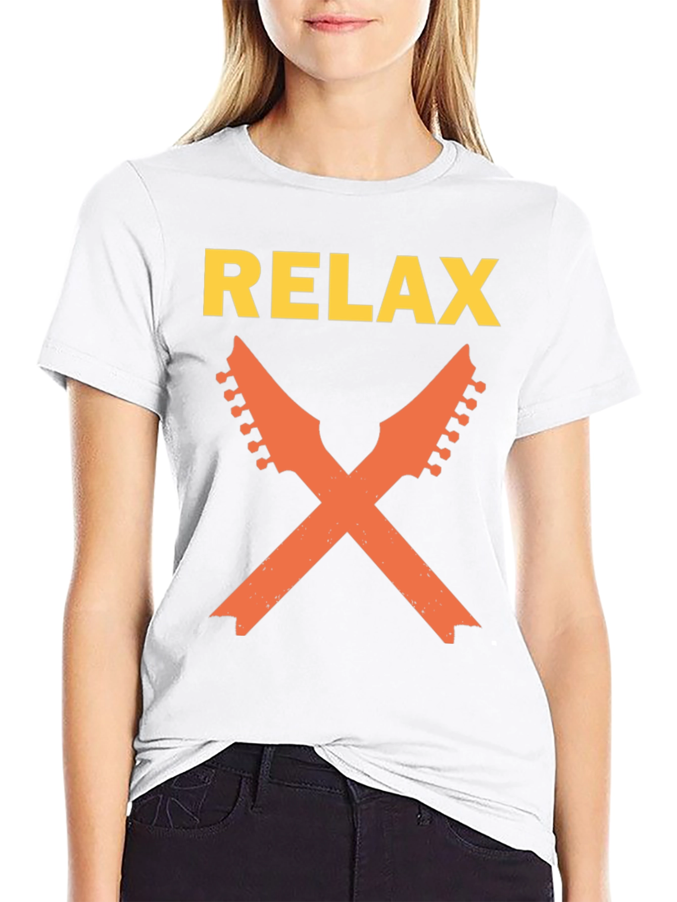 Relax Guitar T-Shirt - Cool Music Tee