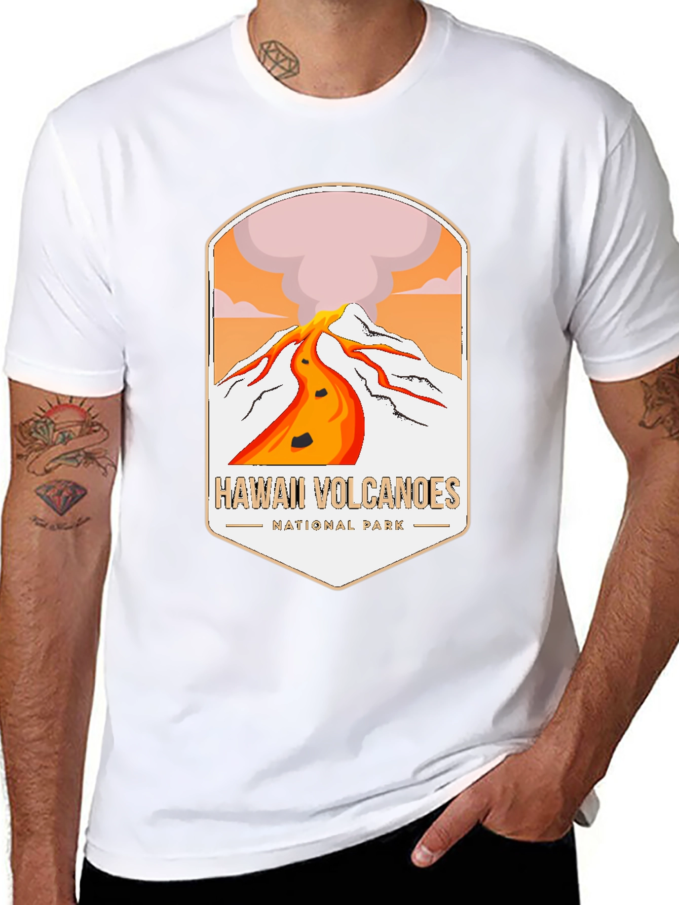 Hawaii Volcanoes National Park Graphic T-Shirt