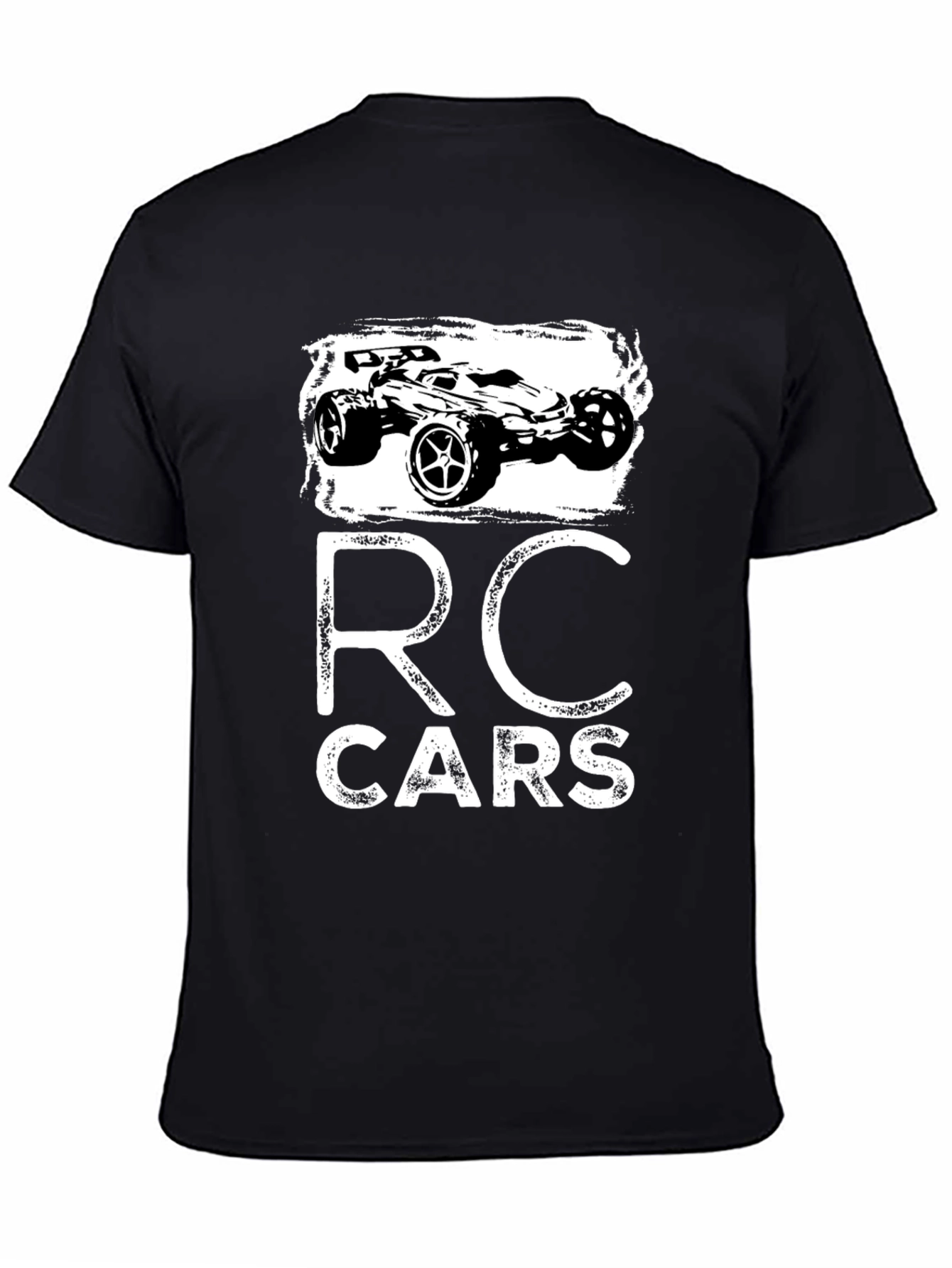 RC Cars Black T-Shirt | Motorsports Design