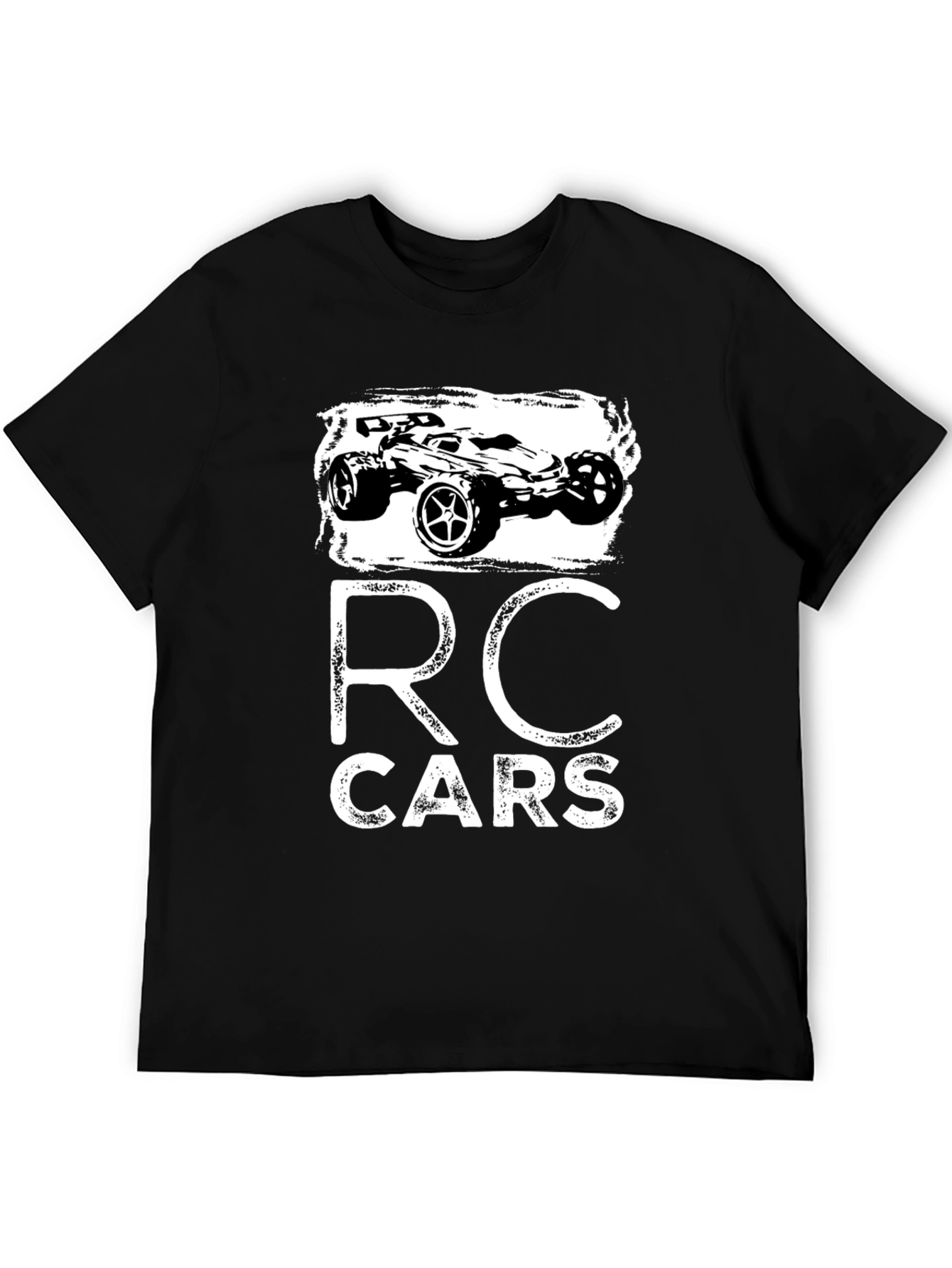 RC Cars Black T-Shirt | Motorsports Design