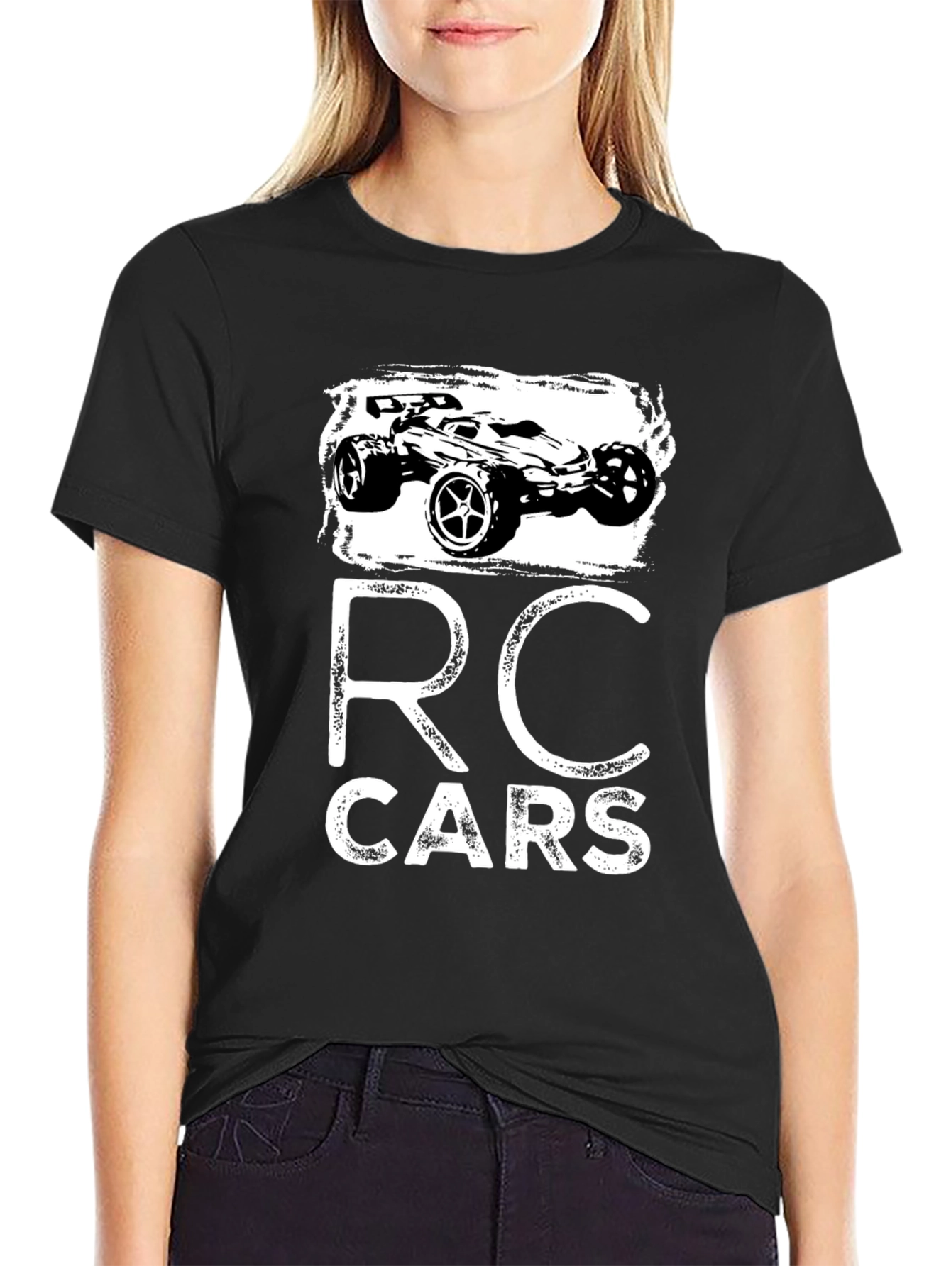 RC Cars Black T-Shirt | Motorsports Design