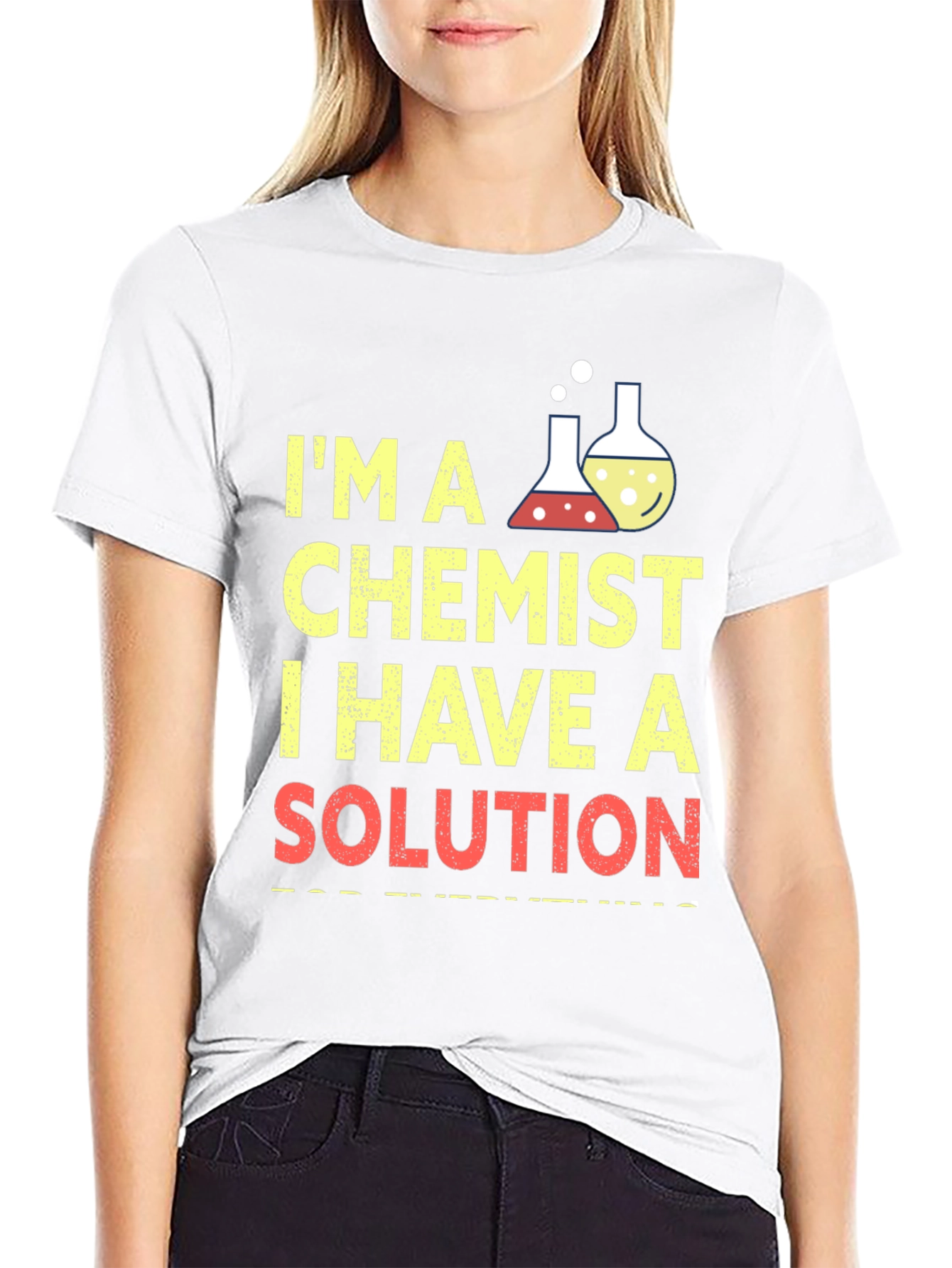 Chemist T-Shirt: I Have a Solution Funny Science Tee