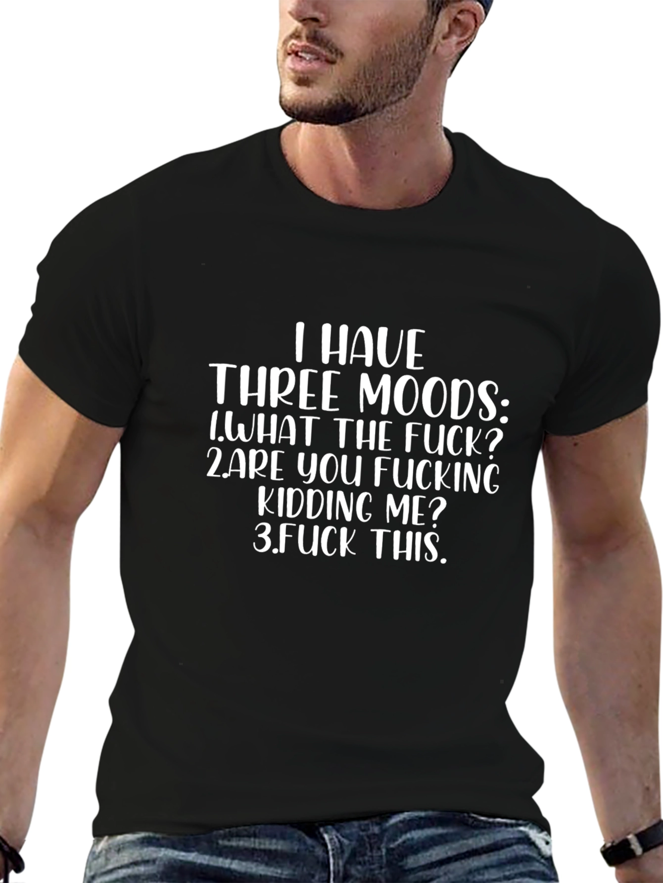 Three Moods Graphic Tee