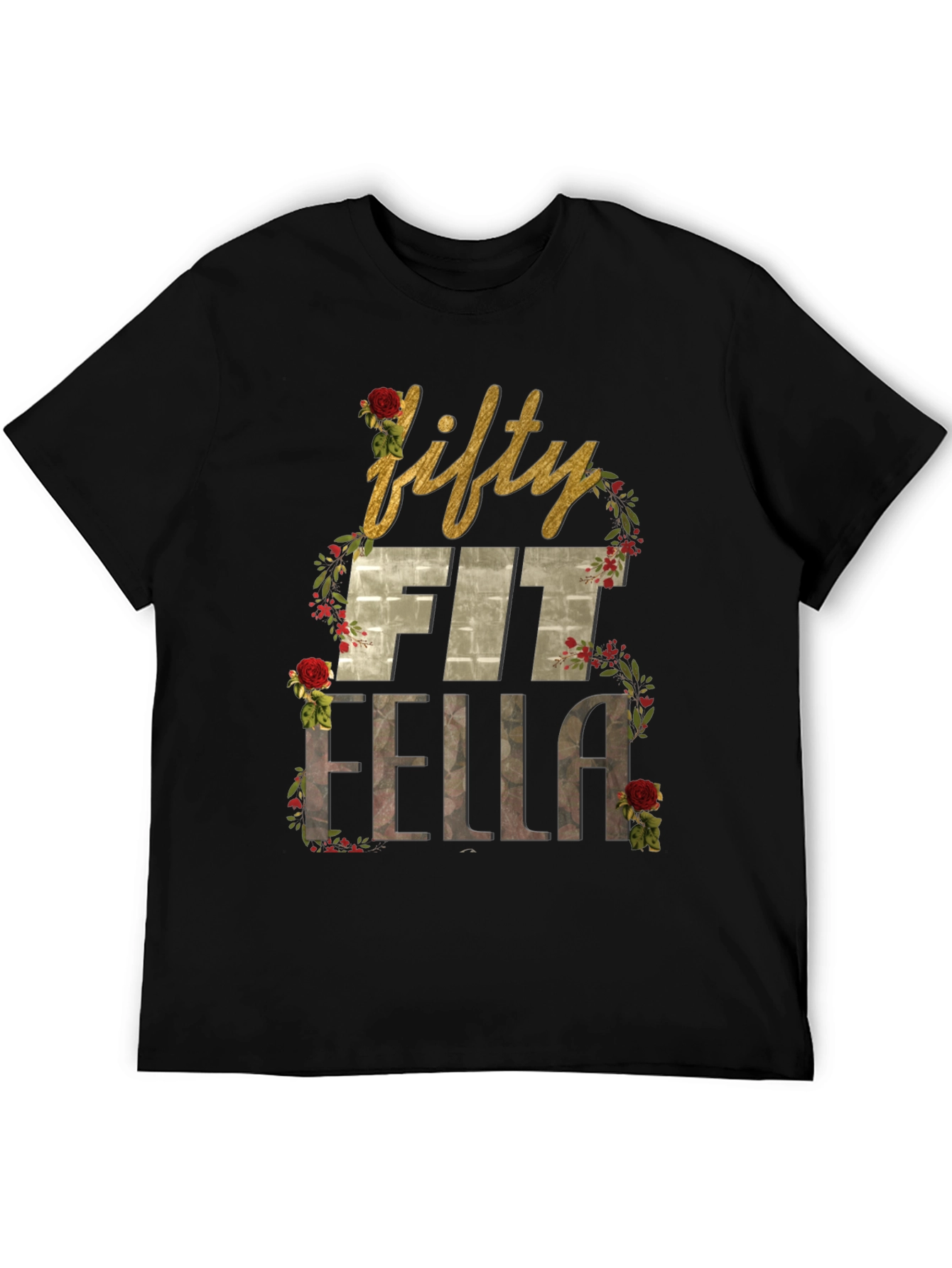 Fifty Fit Fella Graphic Tee - Birthday Gift