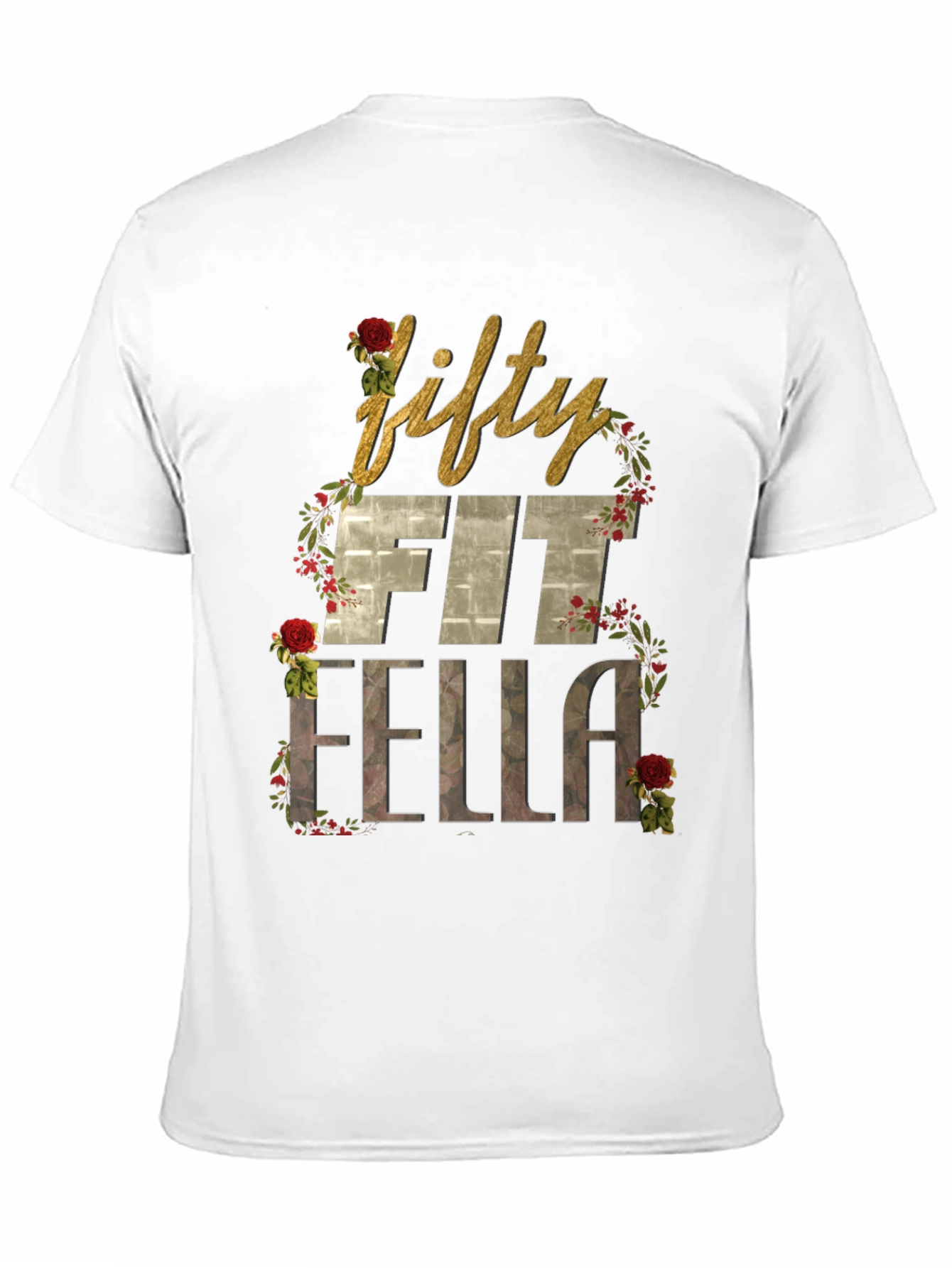 Fifty Fit Fella Graphic Tee - Birthday Gift