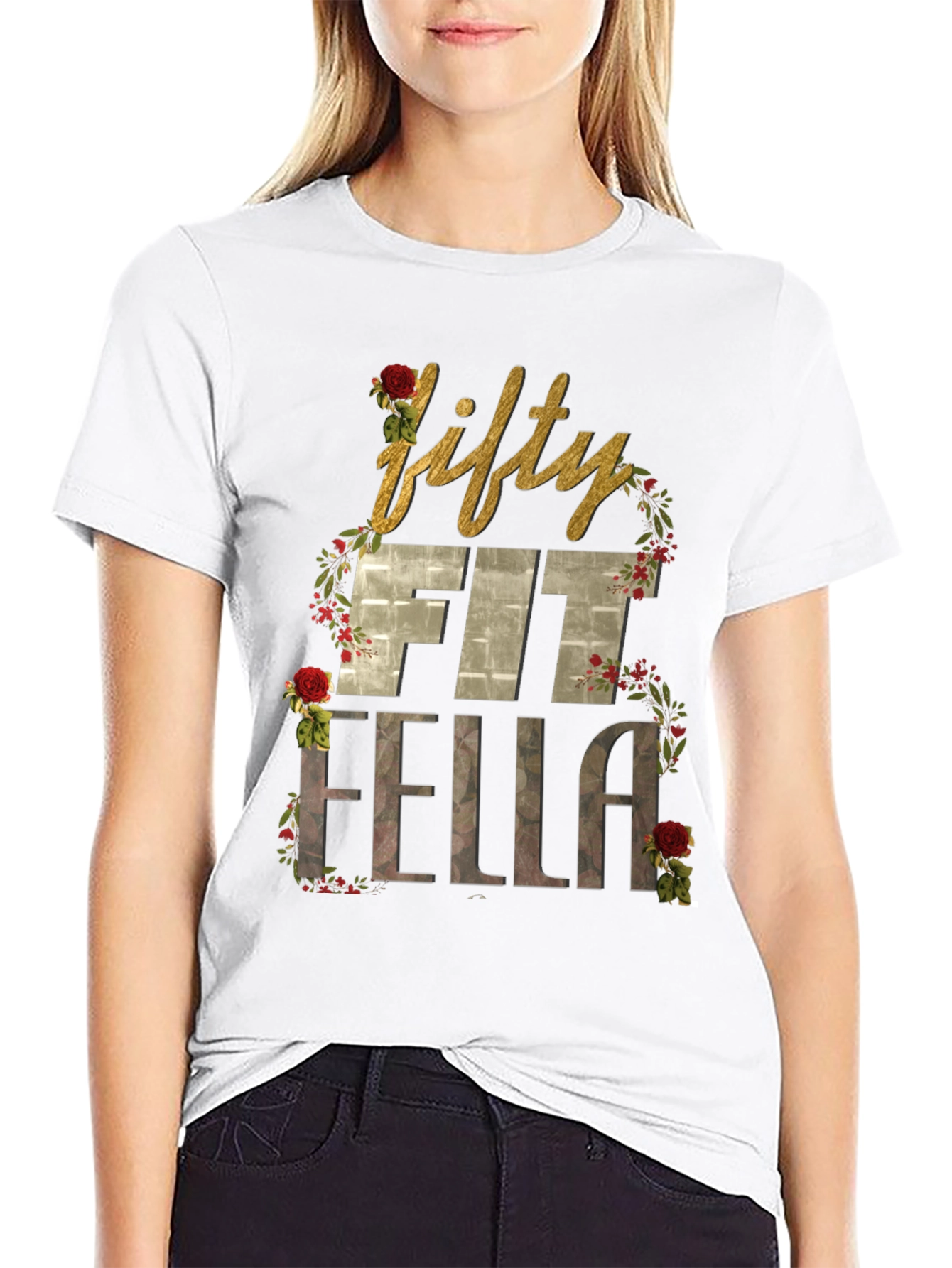 Fifty Fit Fella Graphic Tee - Birthday Gift