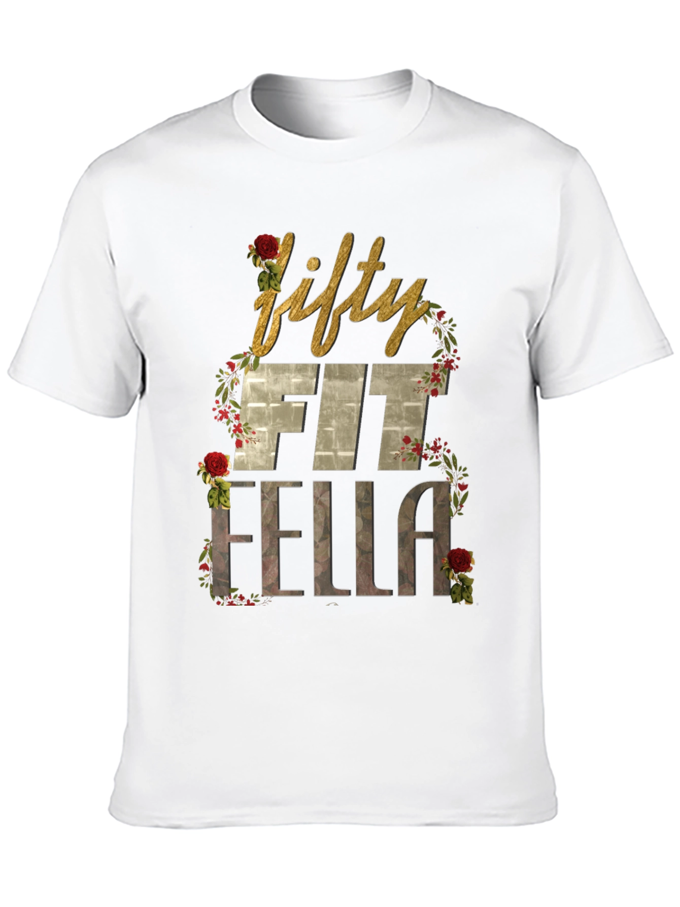 Fifty Fit Fella Graphic Tee - Birthday Gift