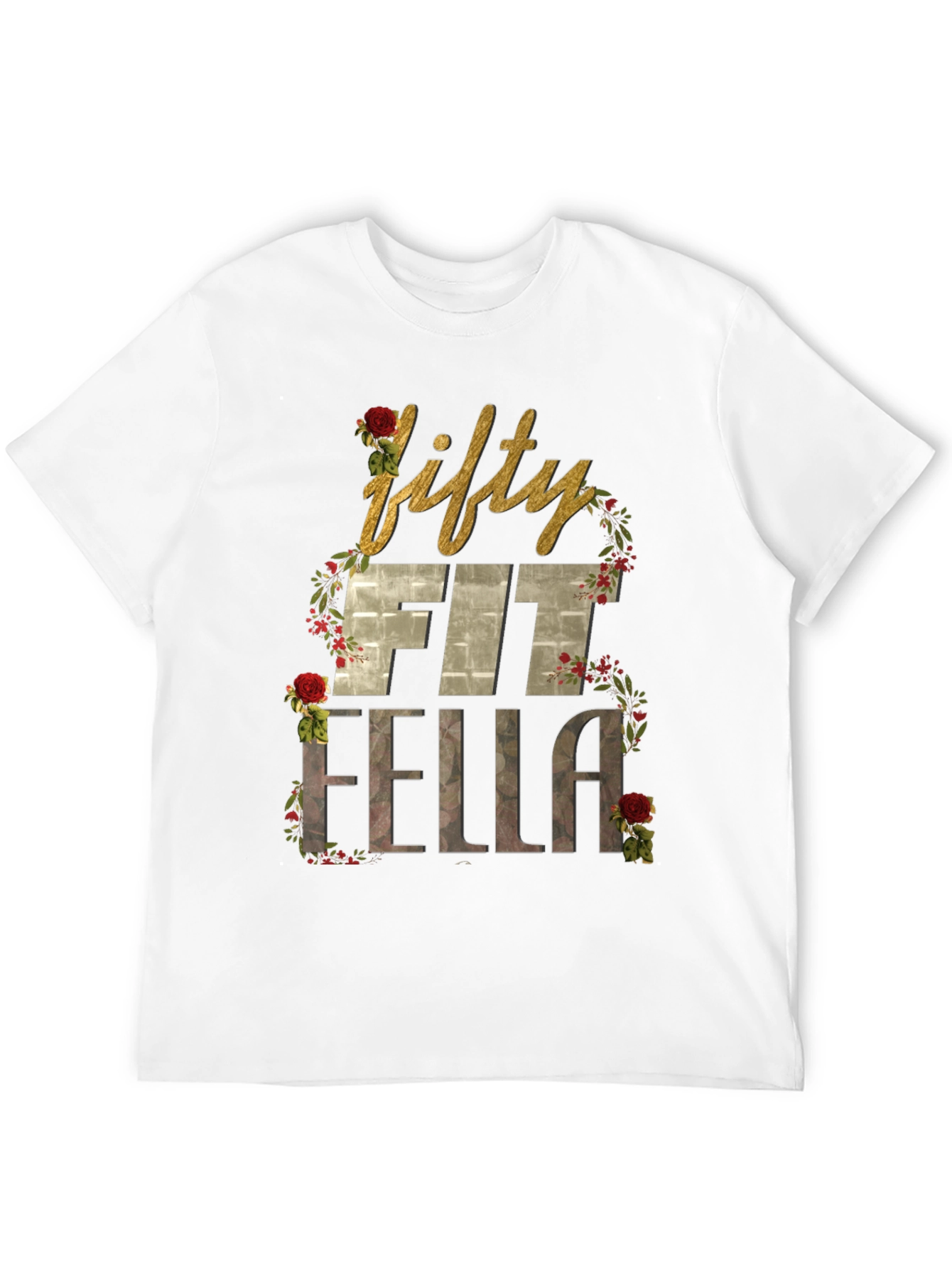 Fifty Fit Fella Graphic Tee - Birthday Gift