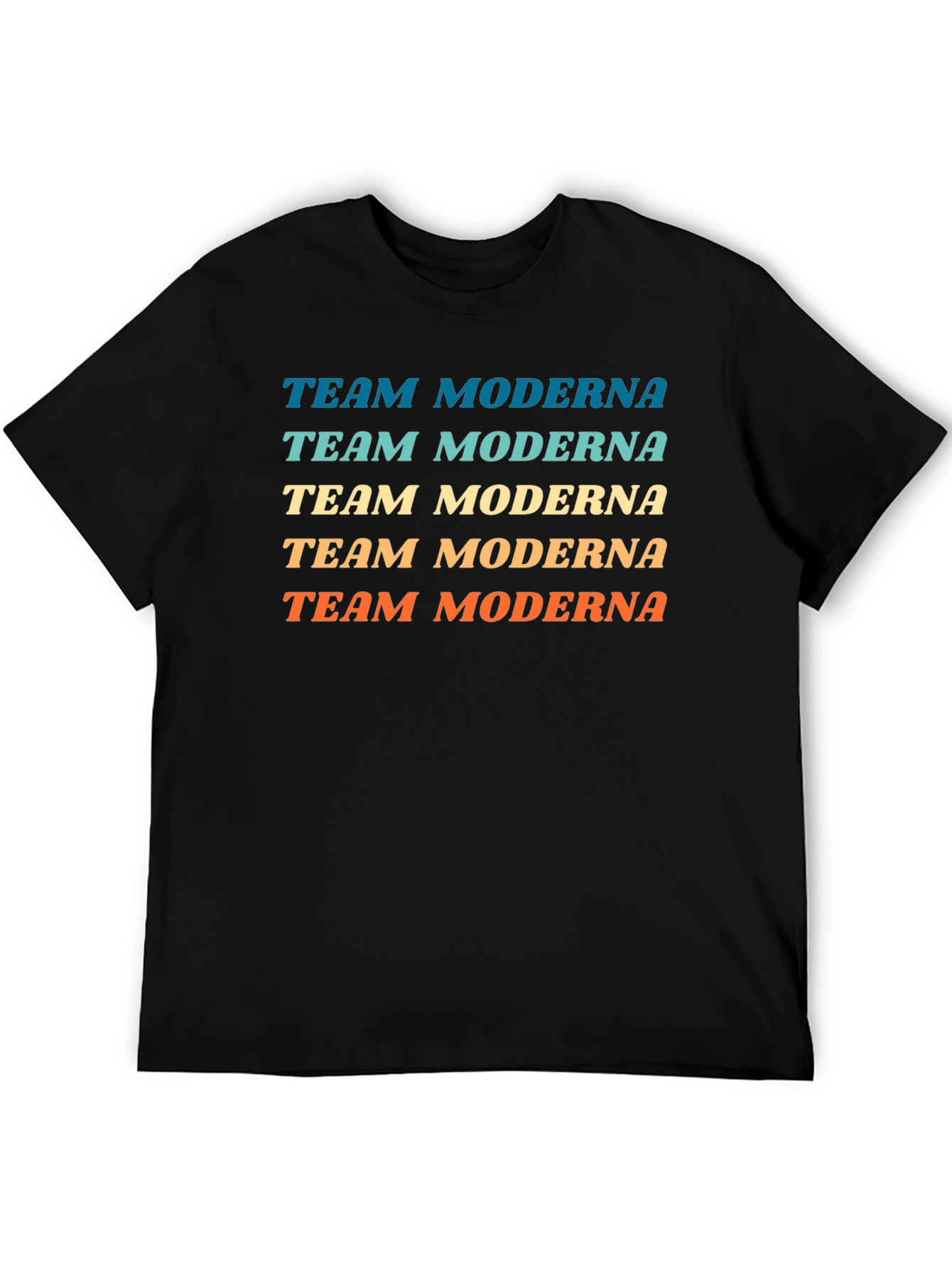 Team Moderna Graphic Tee - Black Cotton T-Shirt