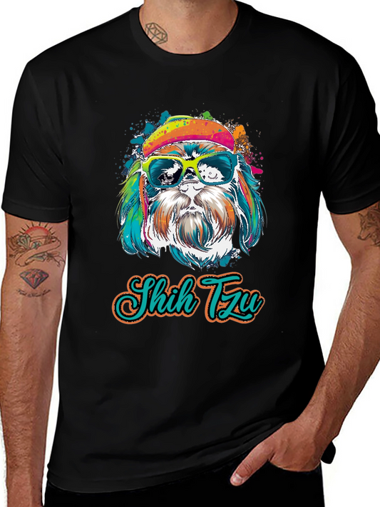 Cool Shih Tzu Graphic Tee - Trendy Dog Lover Shirt
