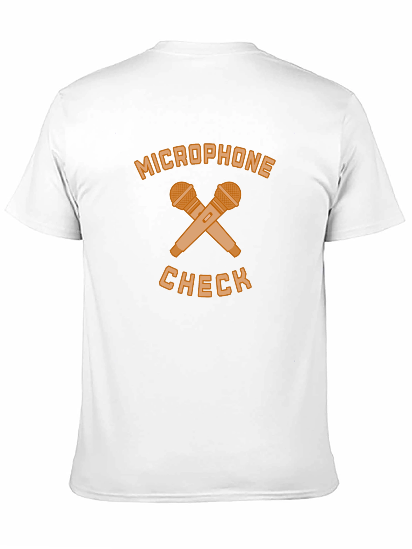 Microphone Check Black T-Shirt