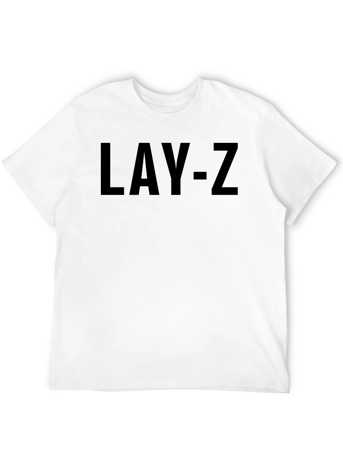 LAY-Z Black Graphic T-Shirt