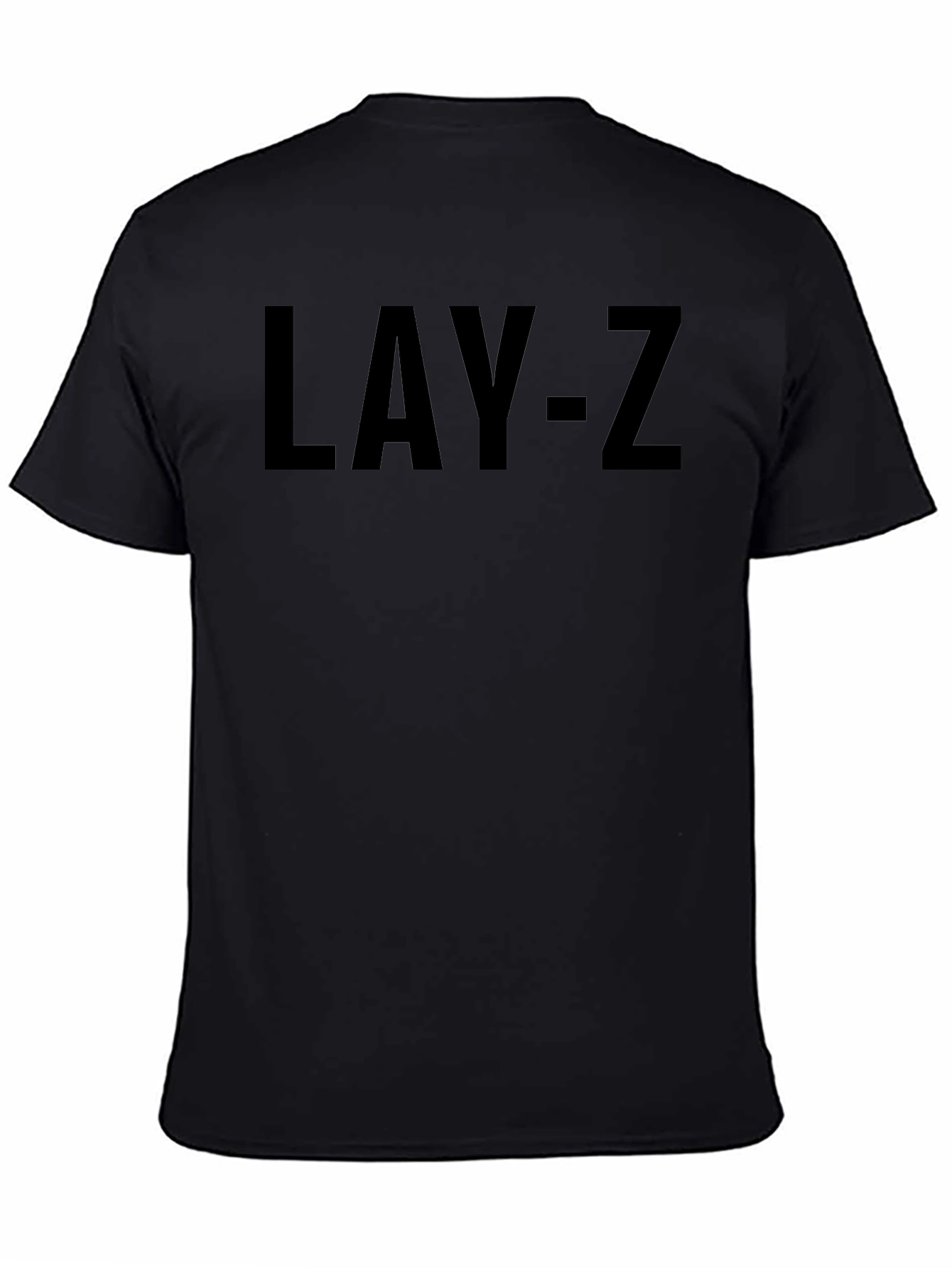 LAY-Z Black Graphic T-Shirt