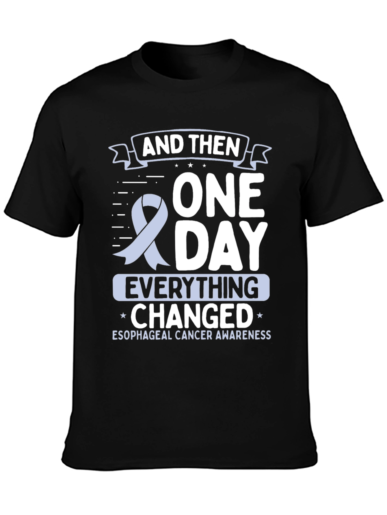 Esophageal Cancer Awareness Ribbon T-Shirt