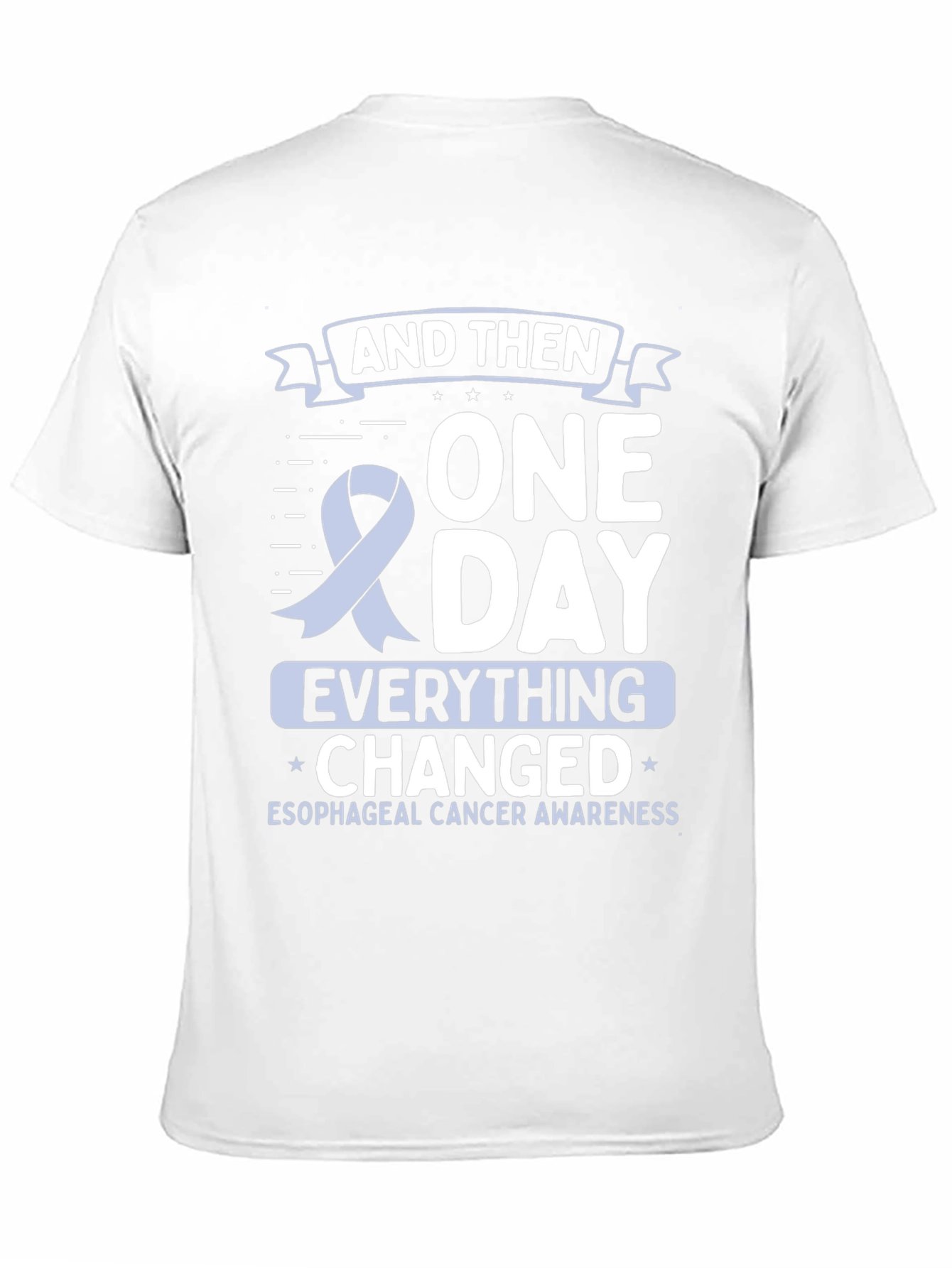 Esophageal Cancer Awareness Ribbon T-Shirt