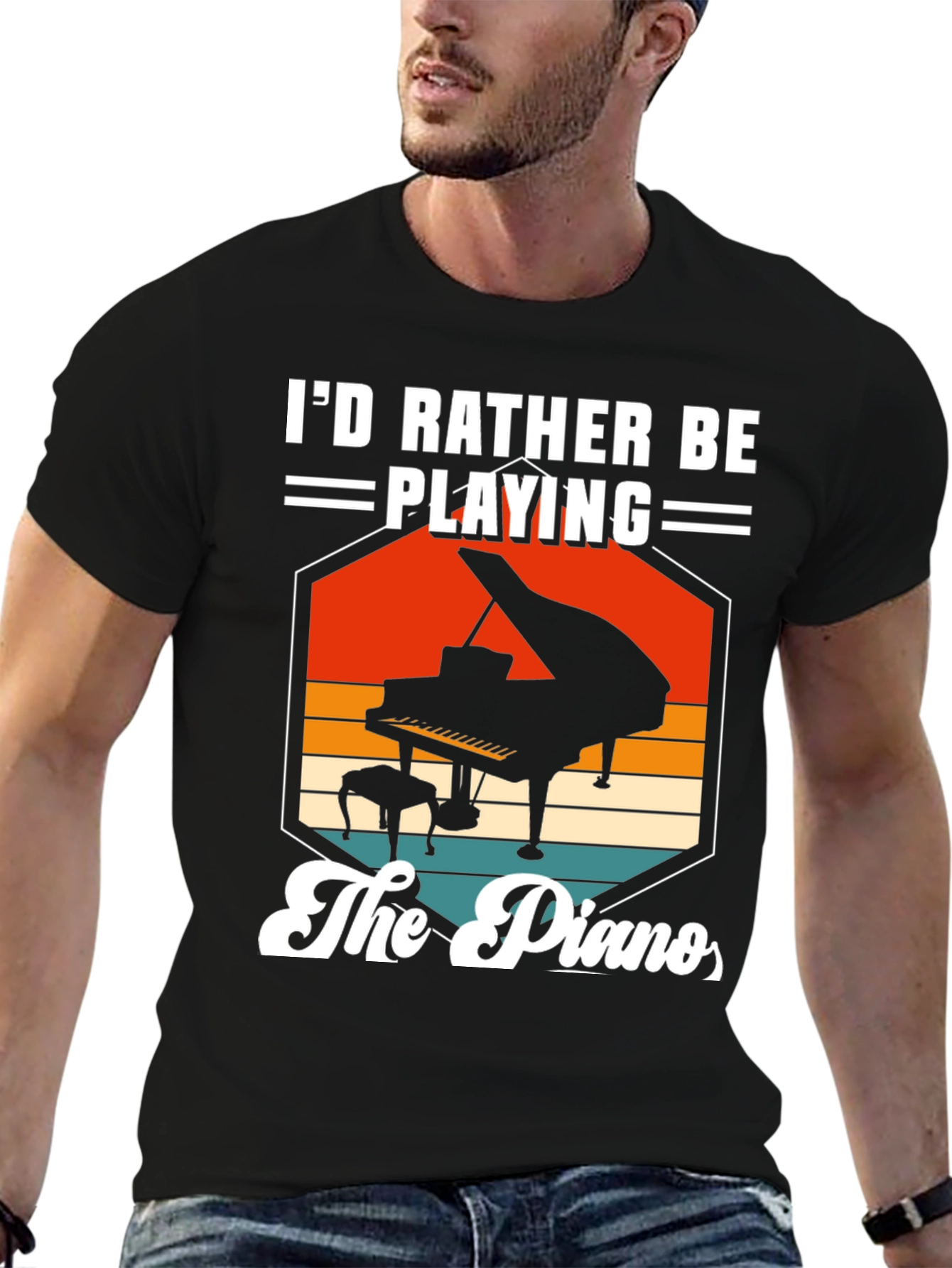 Id Rather Be Playing the Piano T-Shirt