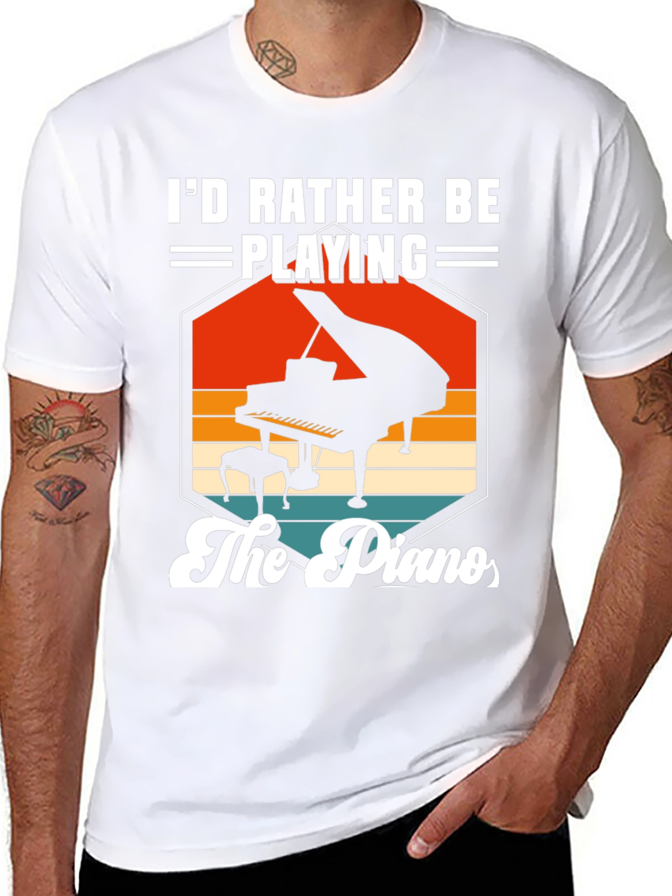 Id Rather Be Playing the Piano T-Shirt