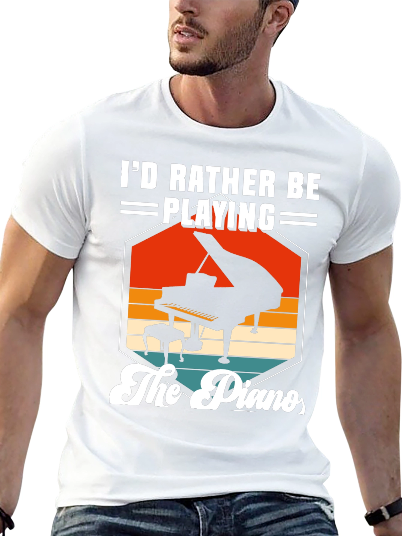 Id Rather Be Playing the Piano T-Shirt