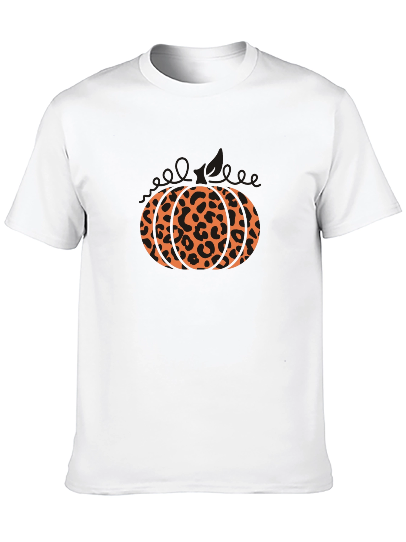 Leopard Pumpkin Halloween Tee
