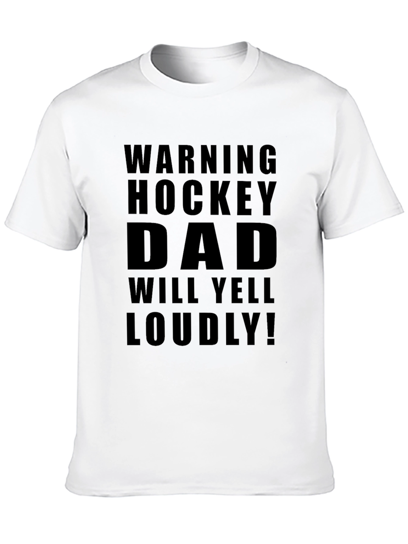Hockey Dad Warning T-Shirt - Loud Supporter Apparel