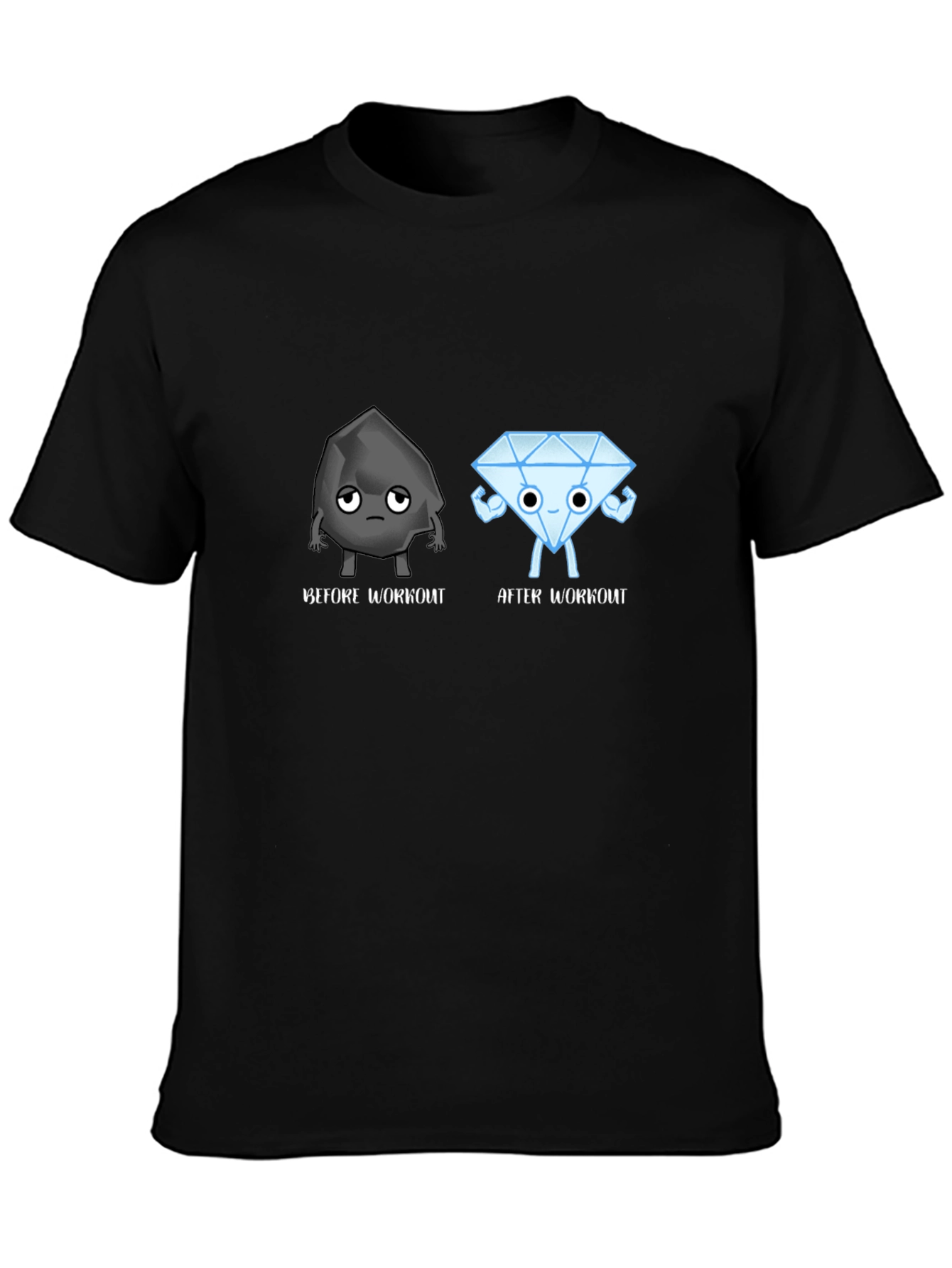 Workout Humor T-Shirt - Coal to Diamond