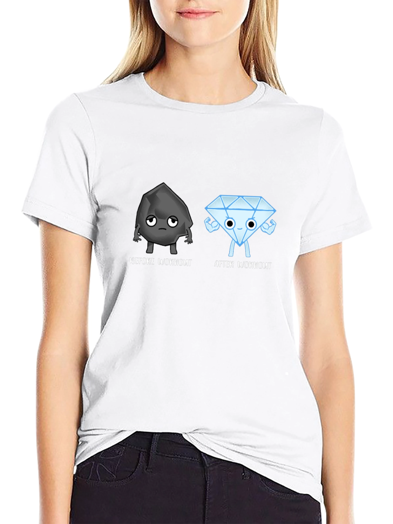 Workout Humor T-Shirt - Coal to Diamond