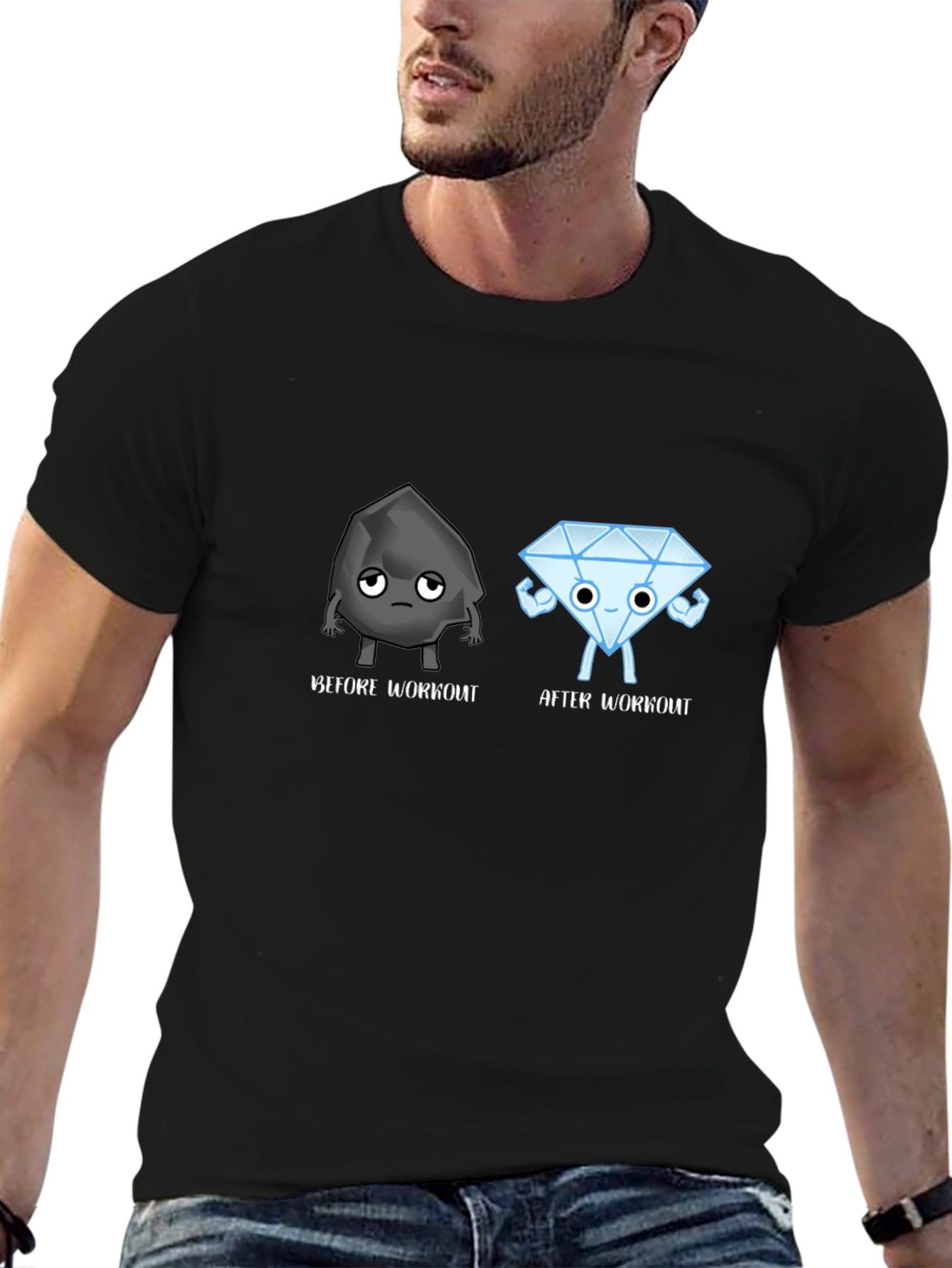 Workout Humor T-Shirt - Coal to Diamond
