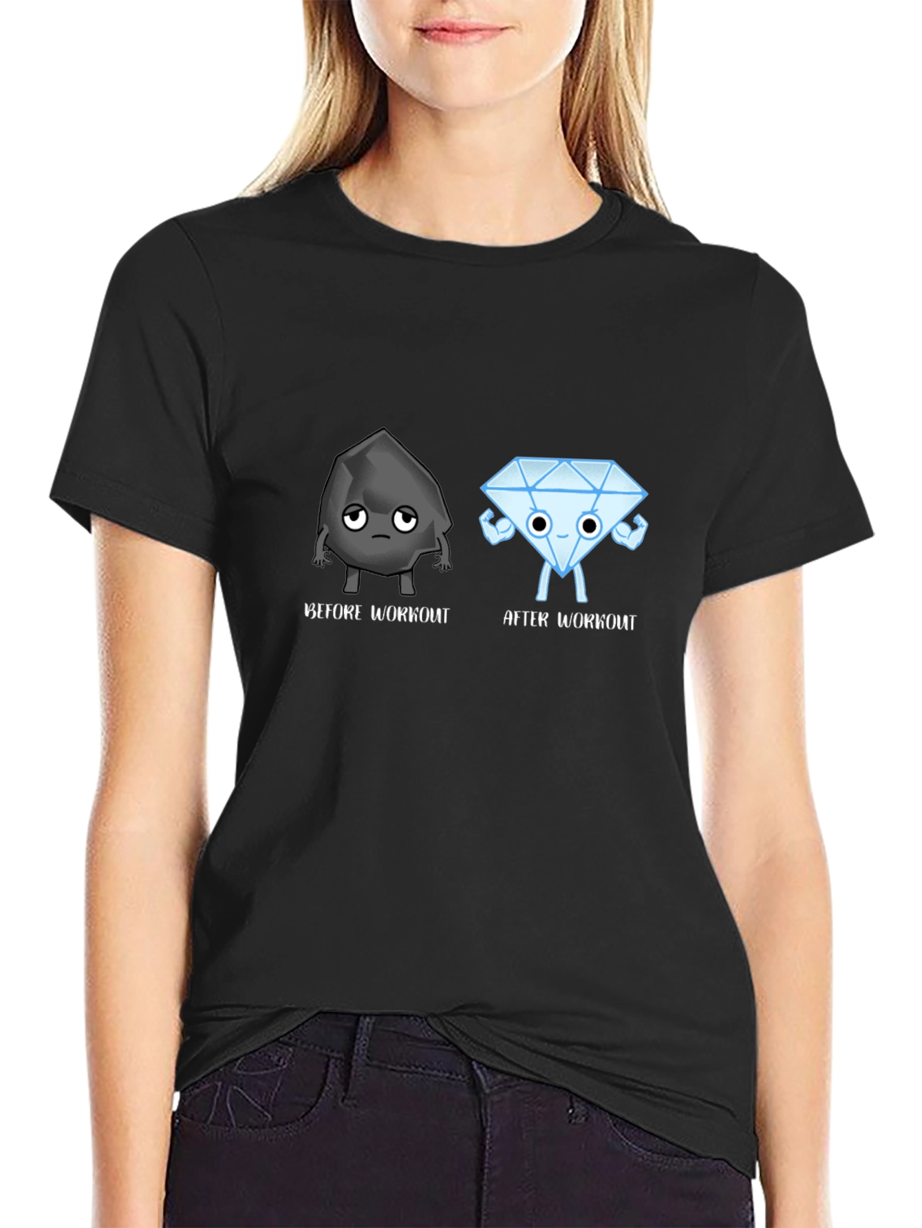 Workout Humor T-Shirt - Coal to Diamond