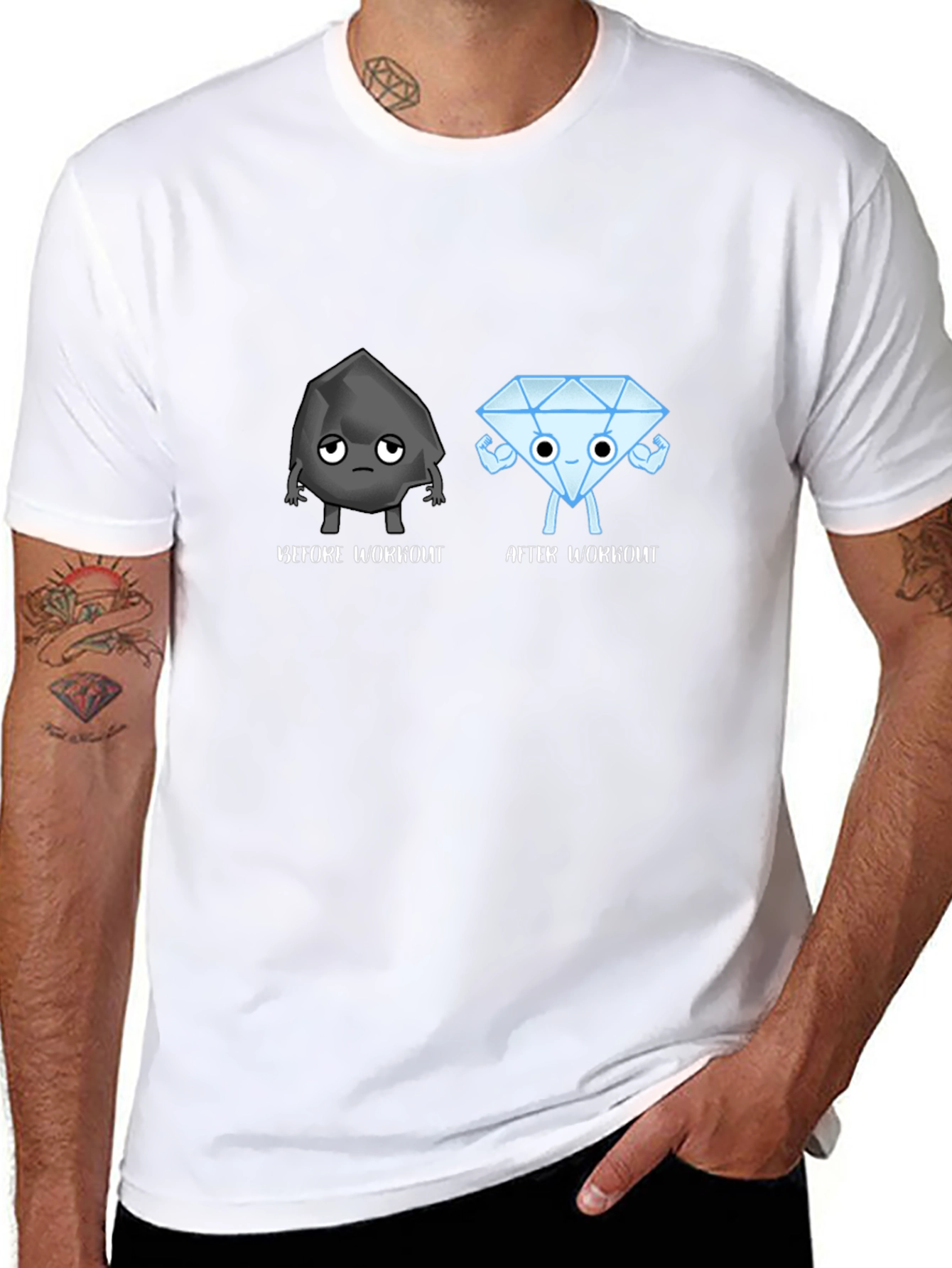 Workout Humor T-Shirt - Coal to Diamond