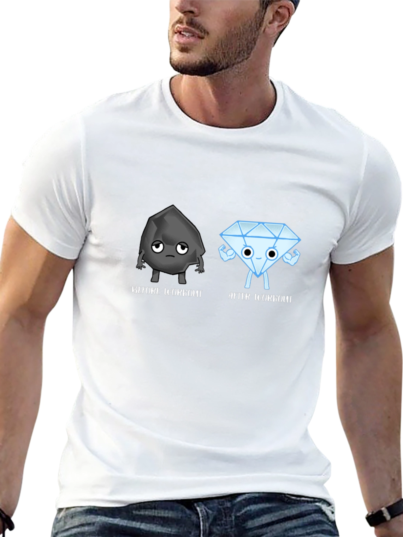 Workout Humor T-Shirt - Coal to Diamond