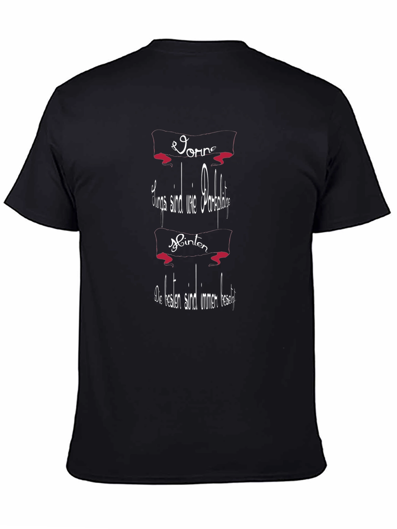 Humorous German T-Shirt: Always Parked Spots