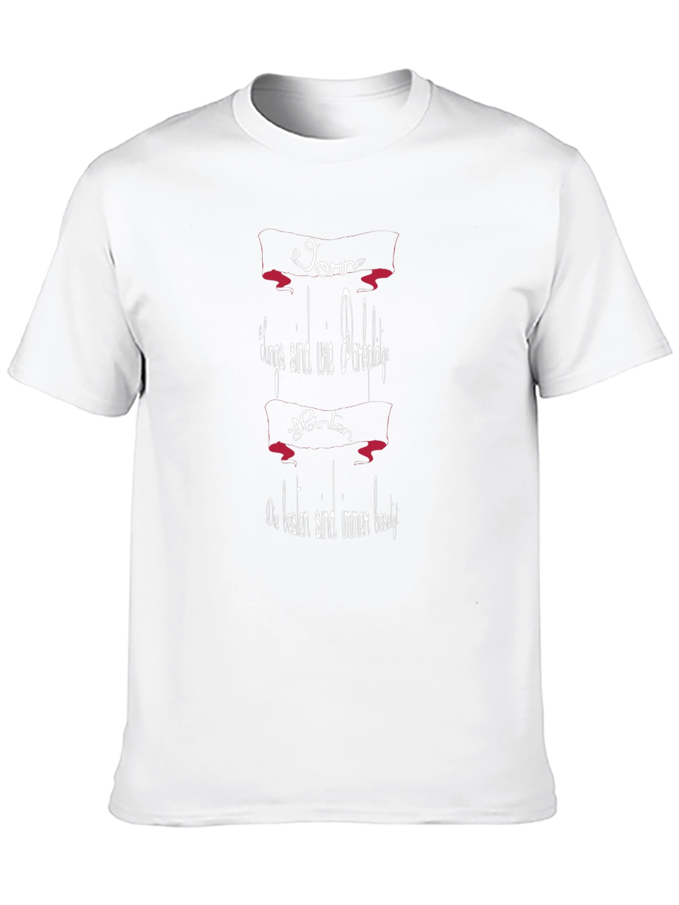 Humorous German T-Shirt: Always Parked Spots