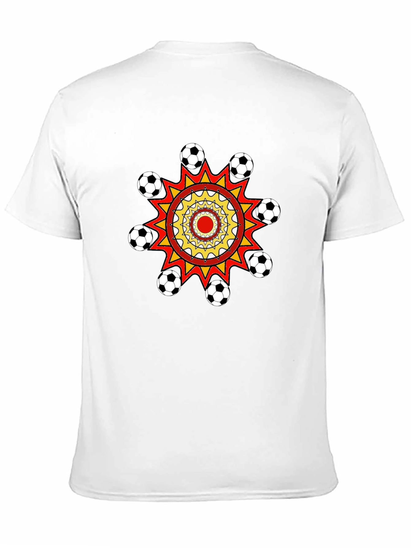 Soccer Ball Burst Graphic T-Shirt