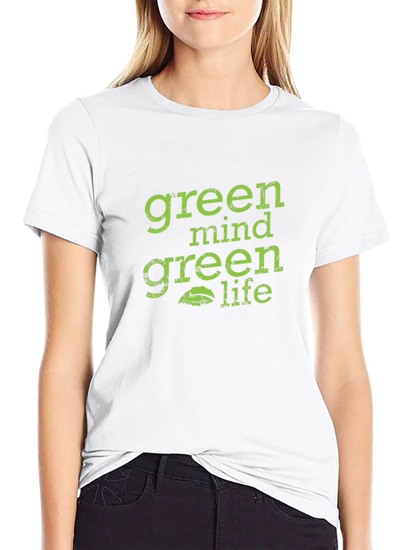 Green Mind Green Life Graphic Tee