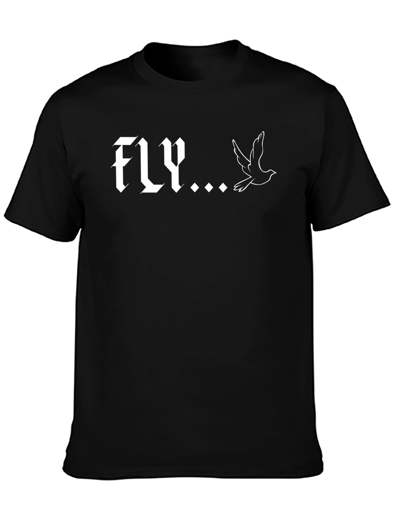 Fly Bird Graphic Tee - Mens Black T-Shirt
