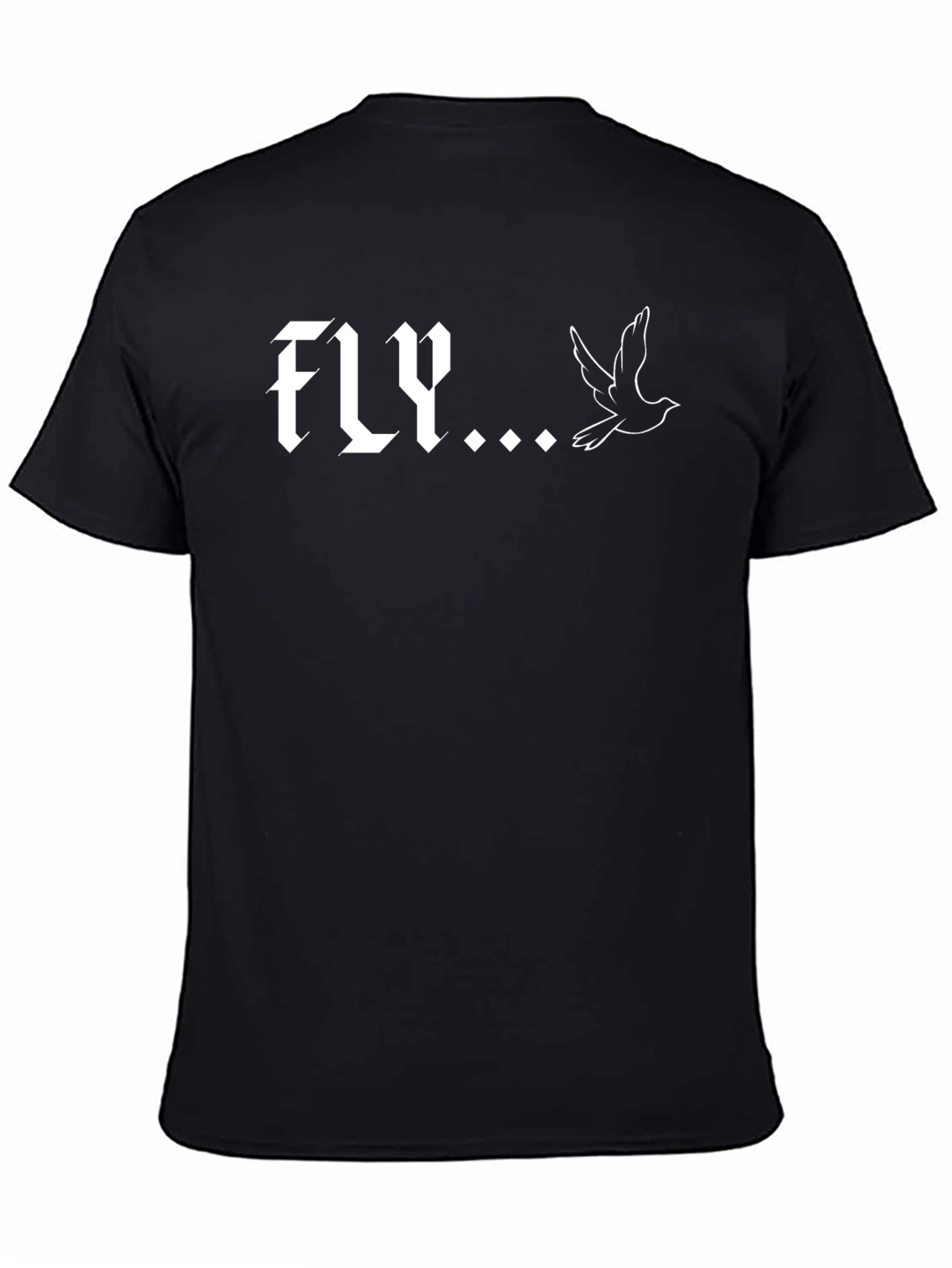 Fly Bird Graphic Tee - Mens Black T-Shirt