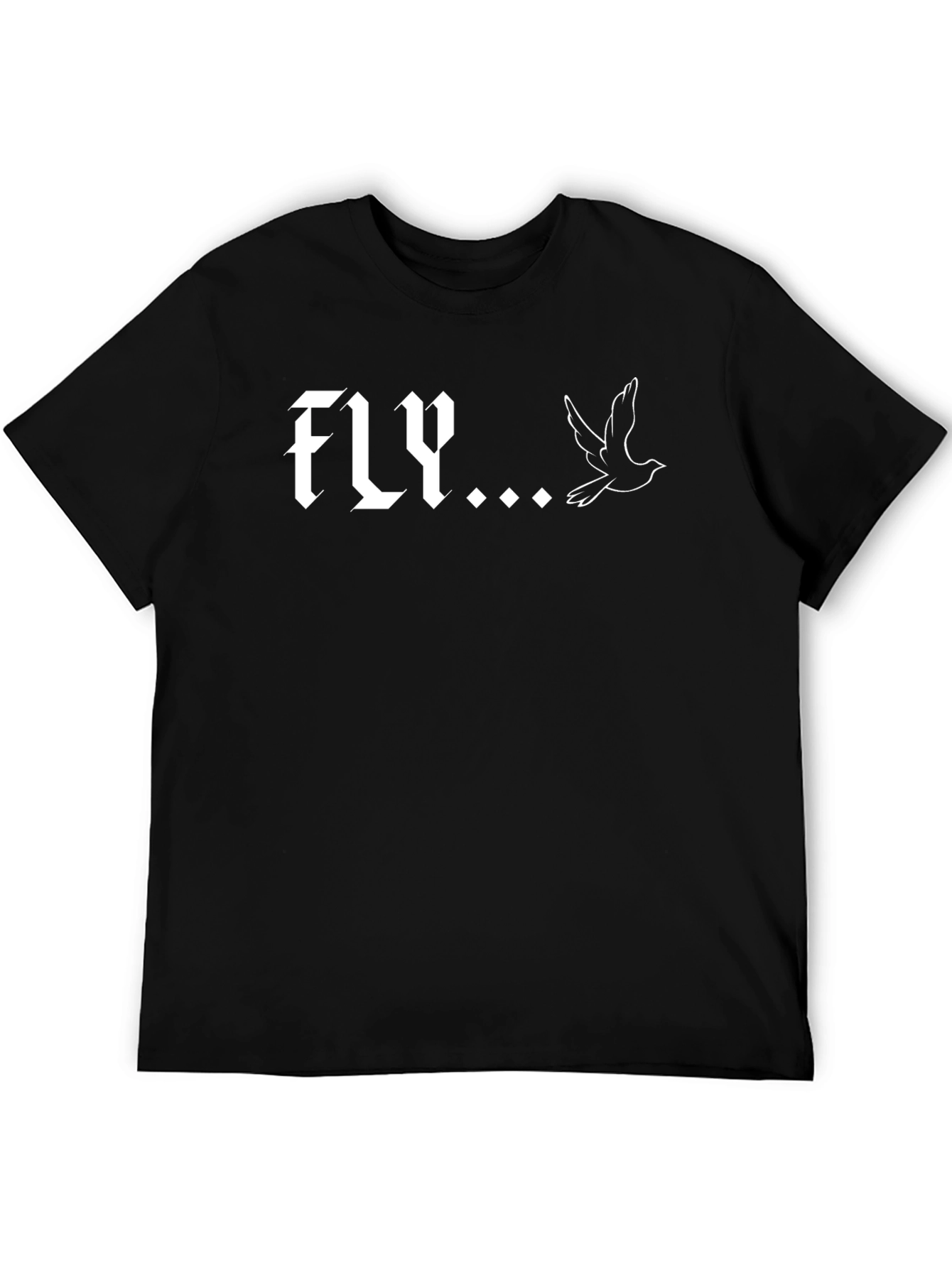 Fly Bird Graphic Tee - Mens Black T-Shirt
