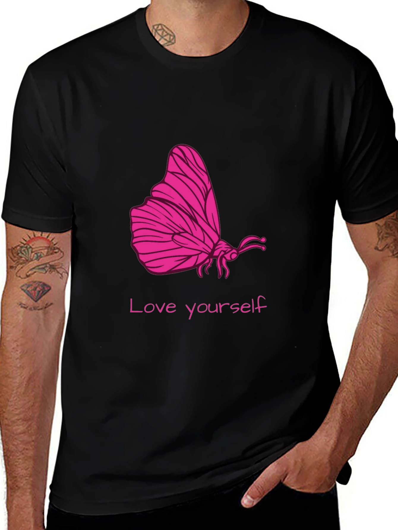 Butterfly Love Yourself Graphic Tee