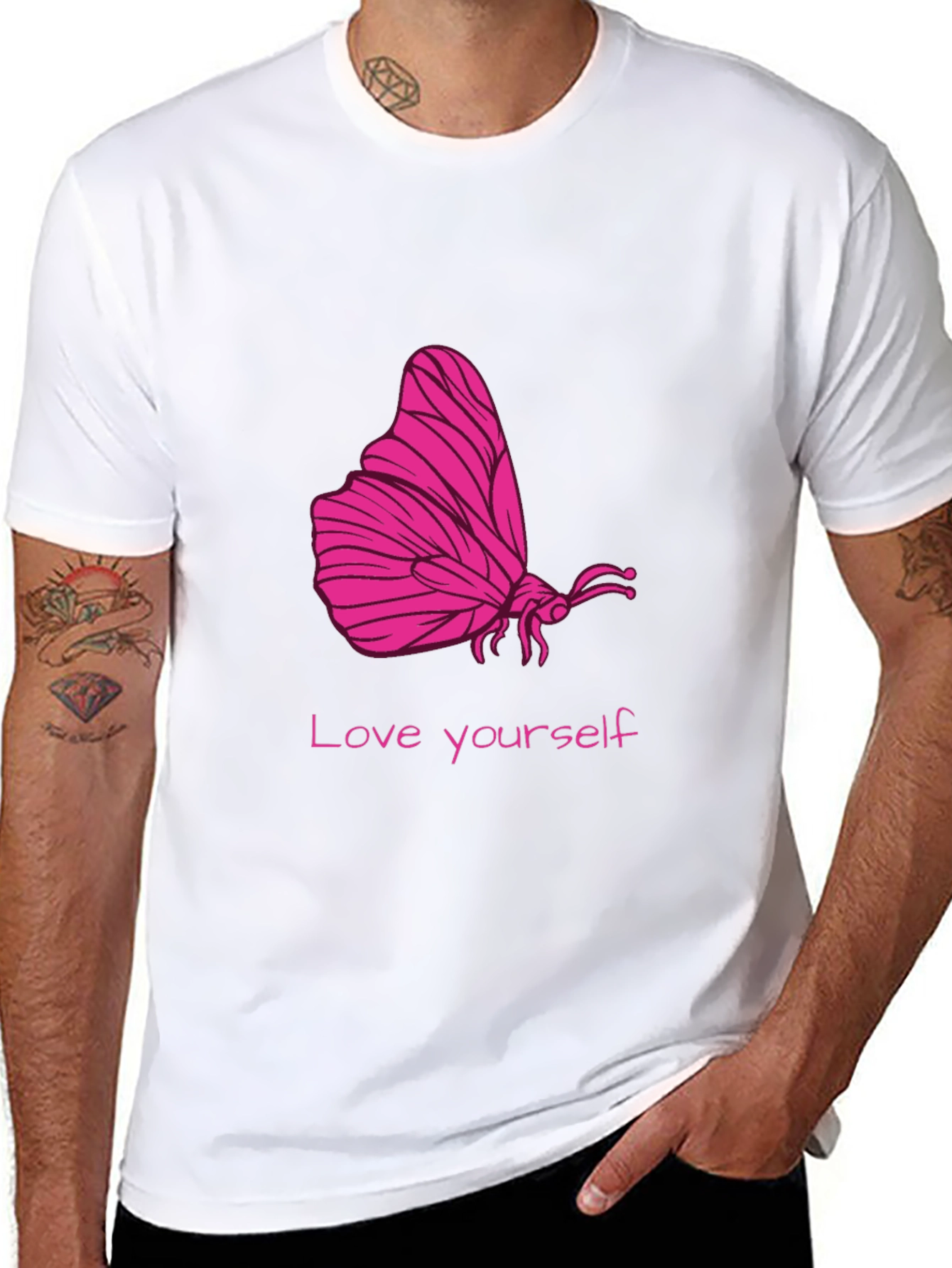 Butterfly Love Yourself Graphic Tee