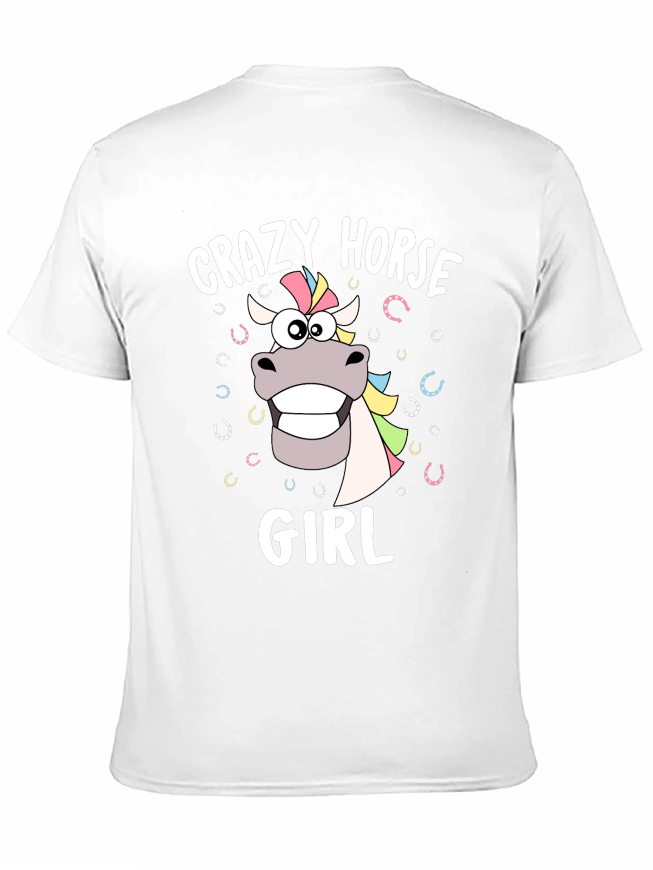 Crazy Horse Girl Graphic T-Shirt