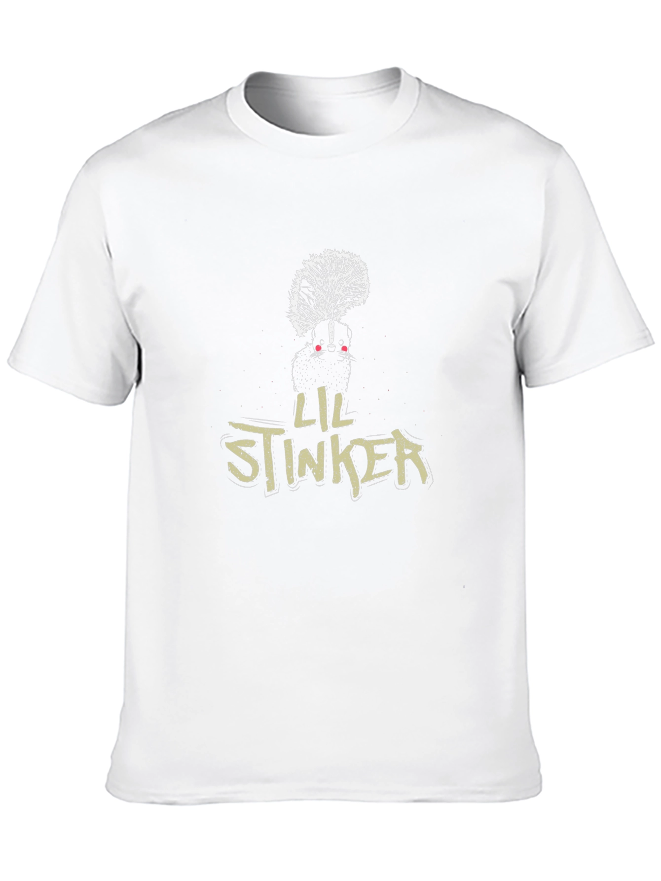 Lil Stinker Skunk Graphic Tee - Black